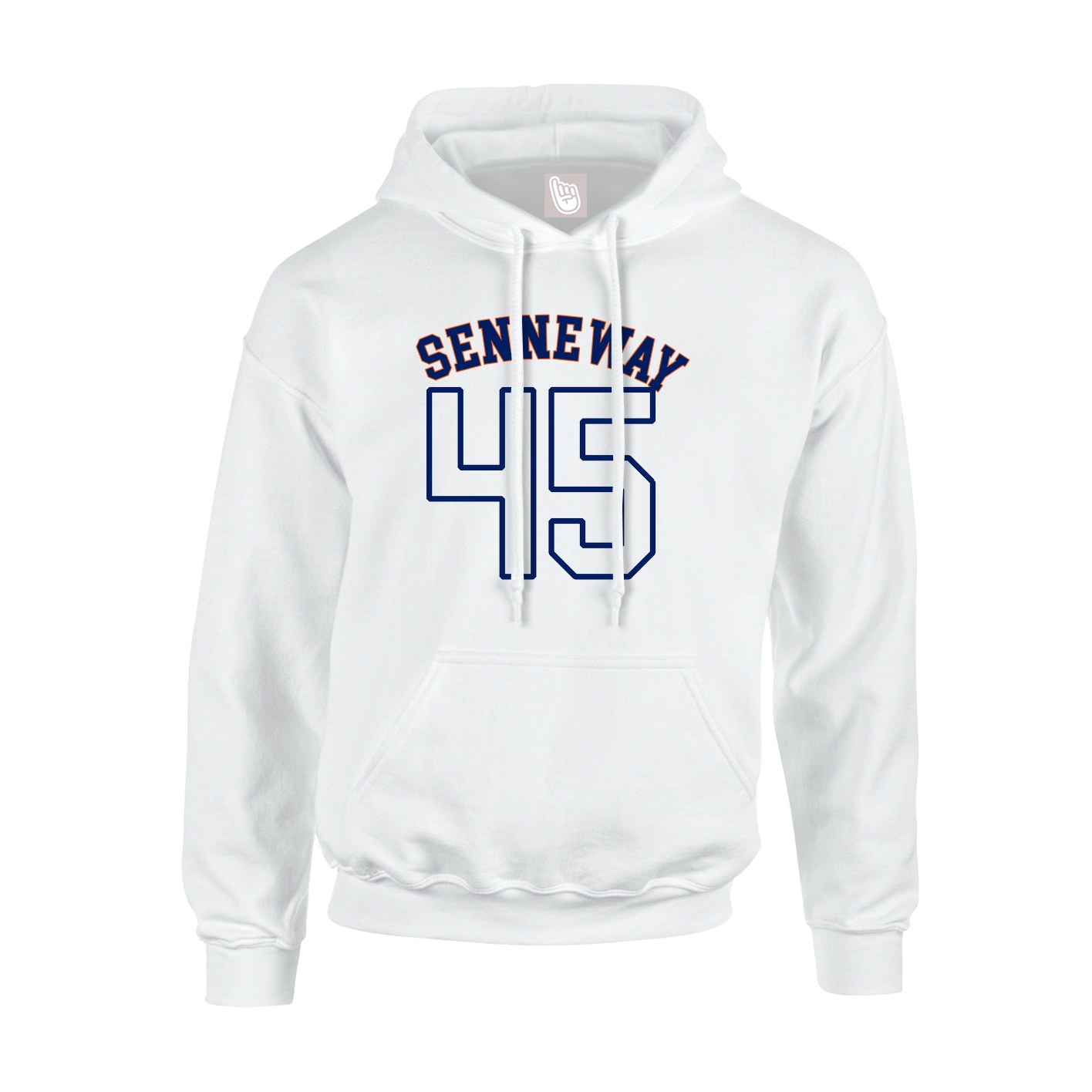 Hoodie — Shirsey Arch in White