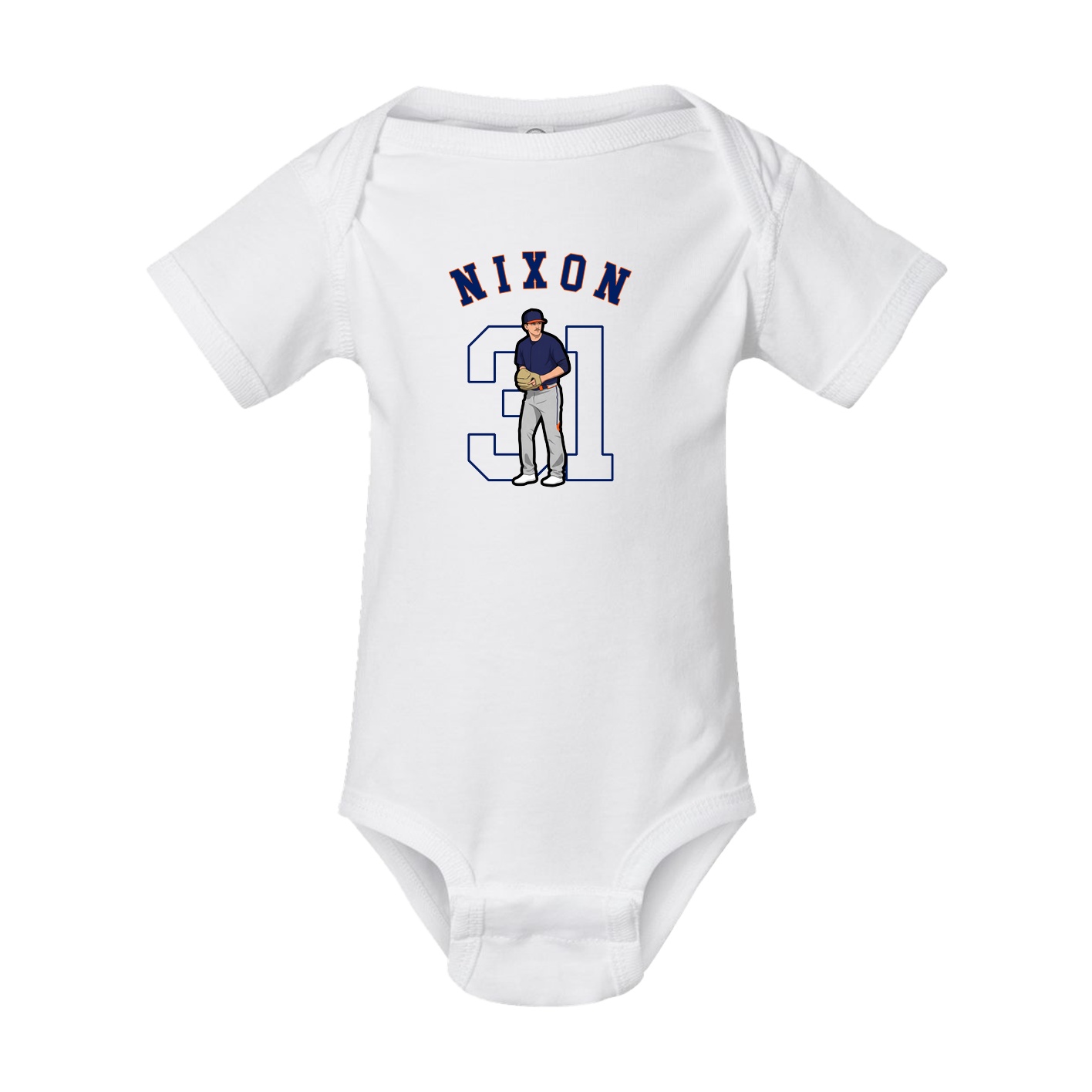 Baby Onesie — Shirsey Arch in White