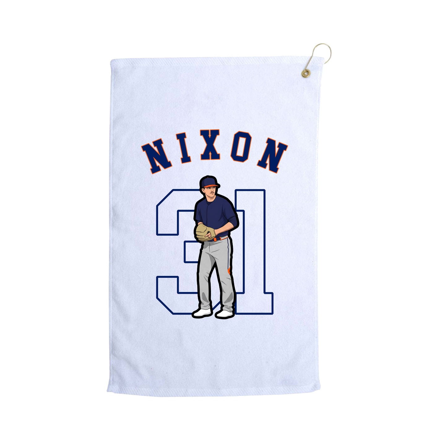 Golf Towel — Shirsey Arch in White