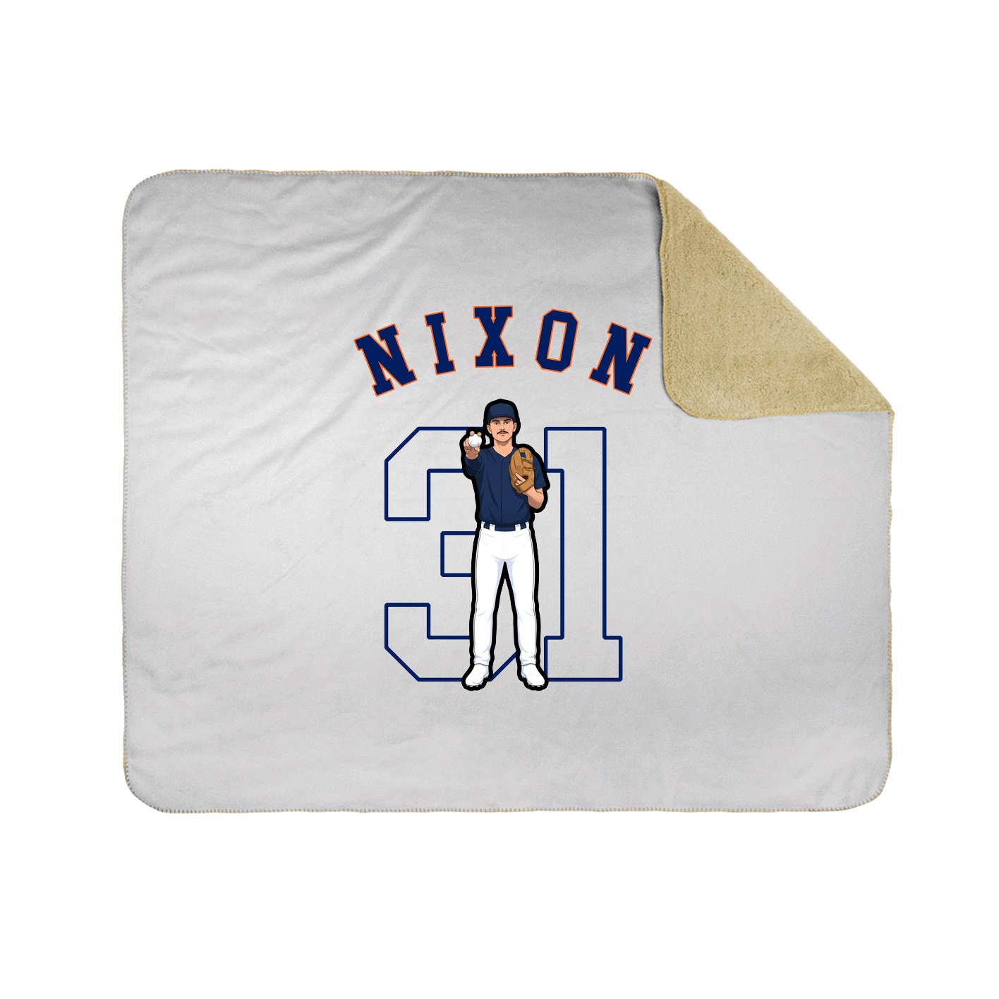 Throw Blanket — Shirsey Arch in White
