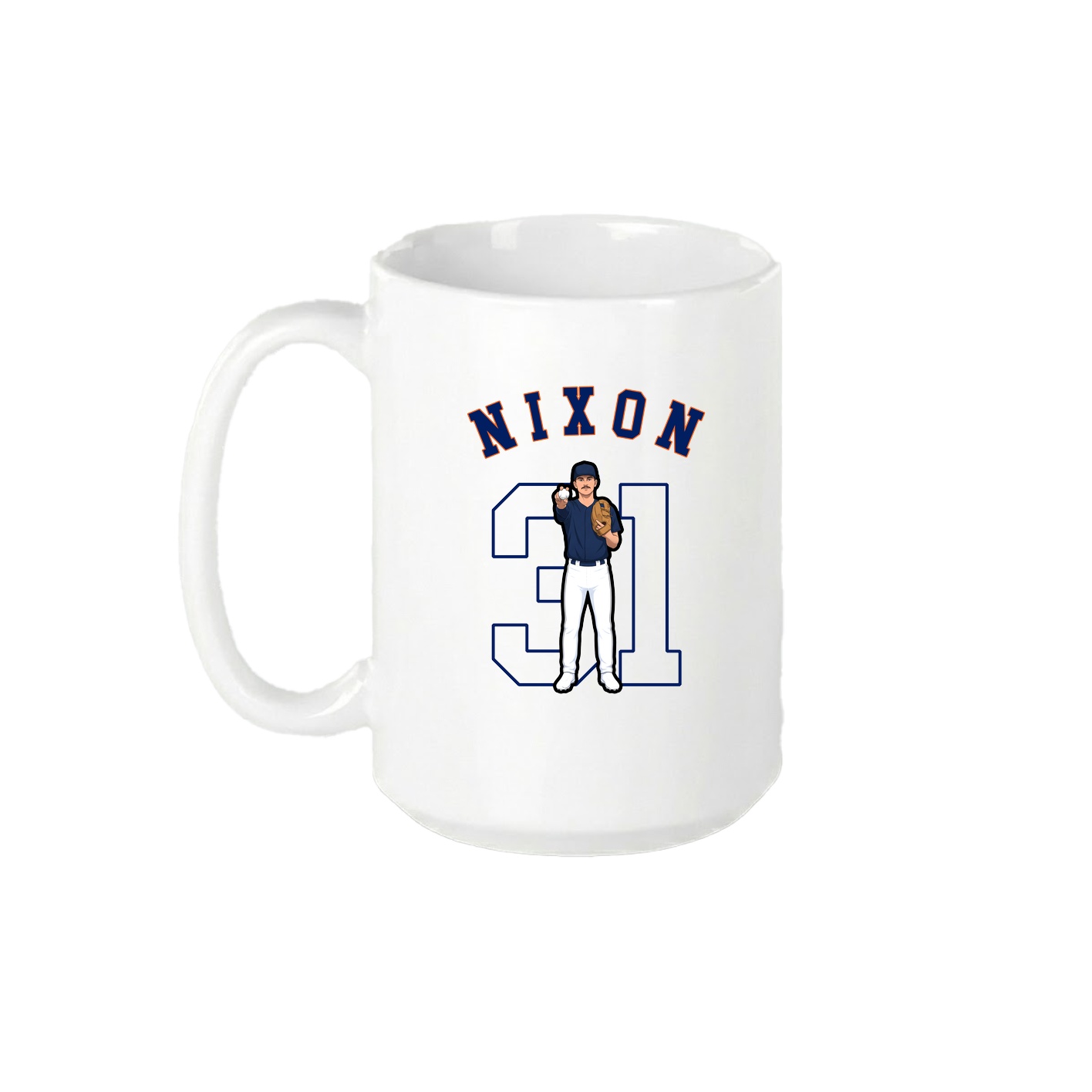 15oz Coffee Mug — Shirsey Arch in White
