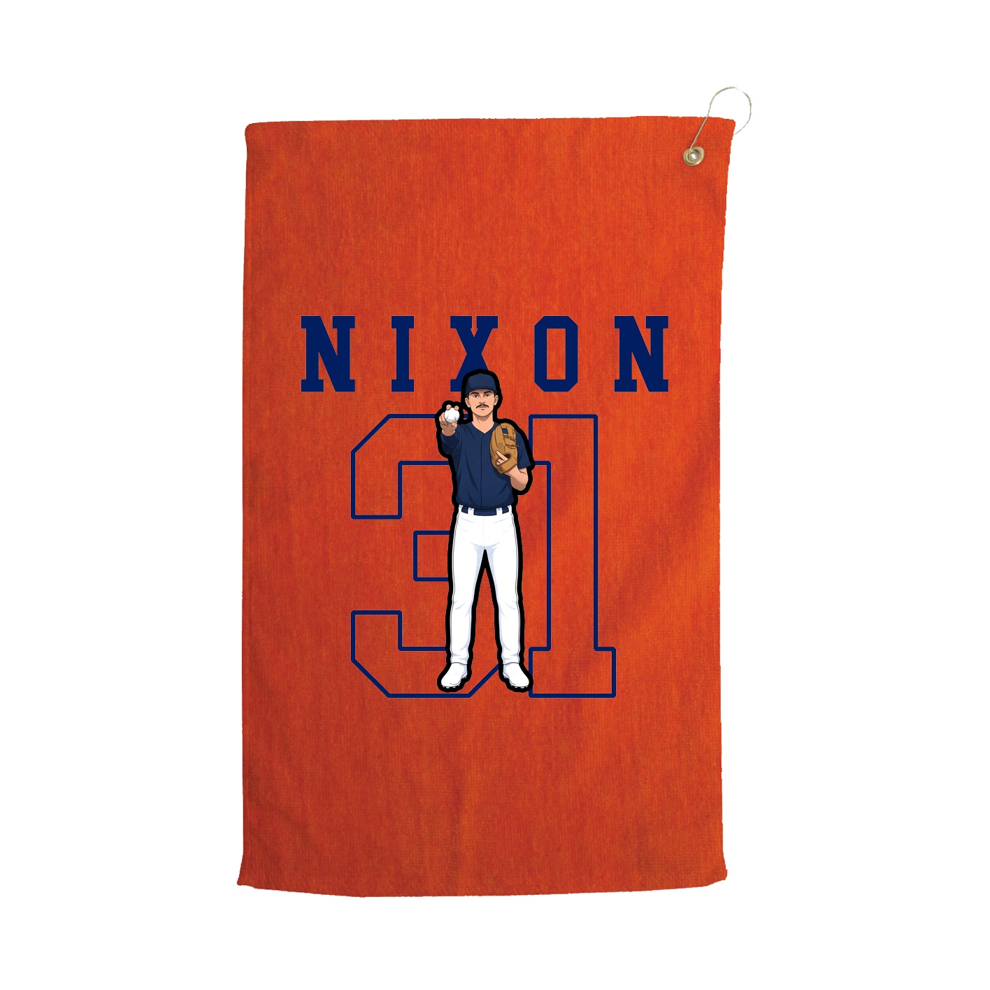 Golf Towel — Shirsey in Orange