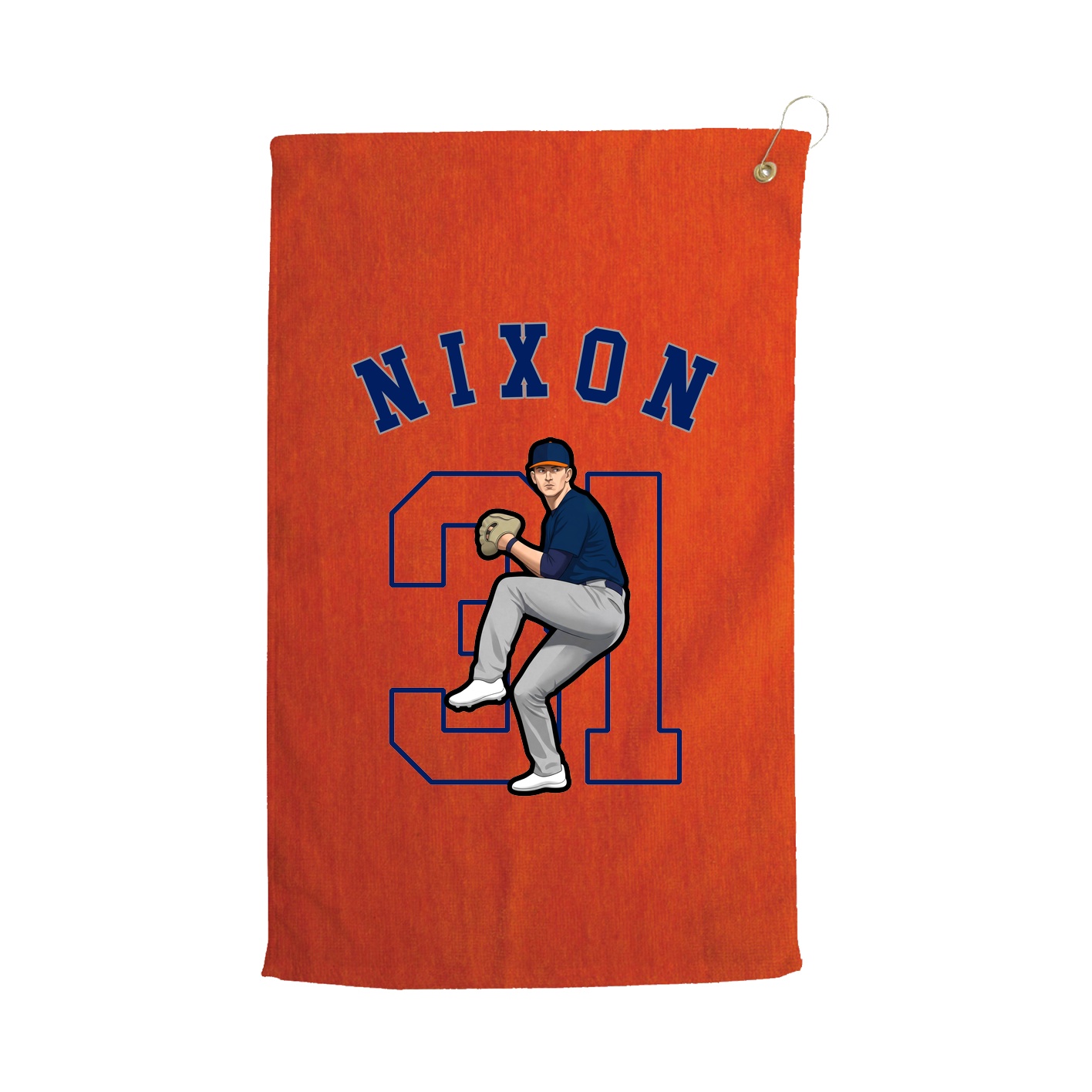 Golf Towel — Shirsey Arch in Orange