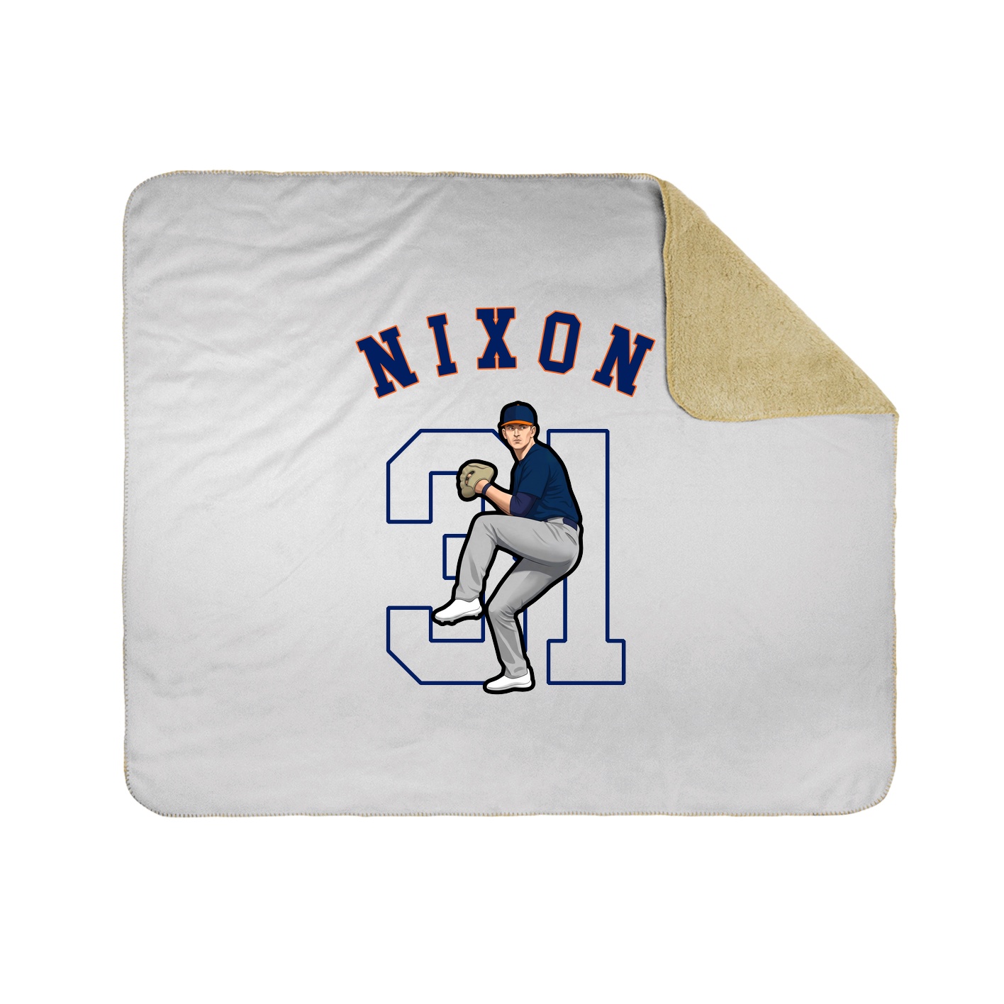 Throw Blanket — Shirsey Arch in White