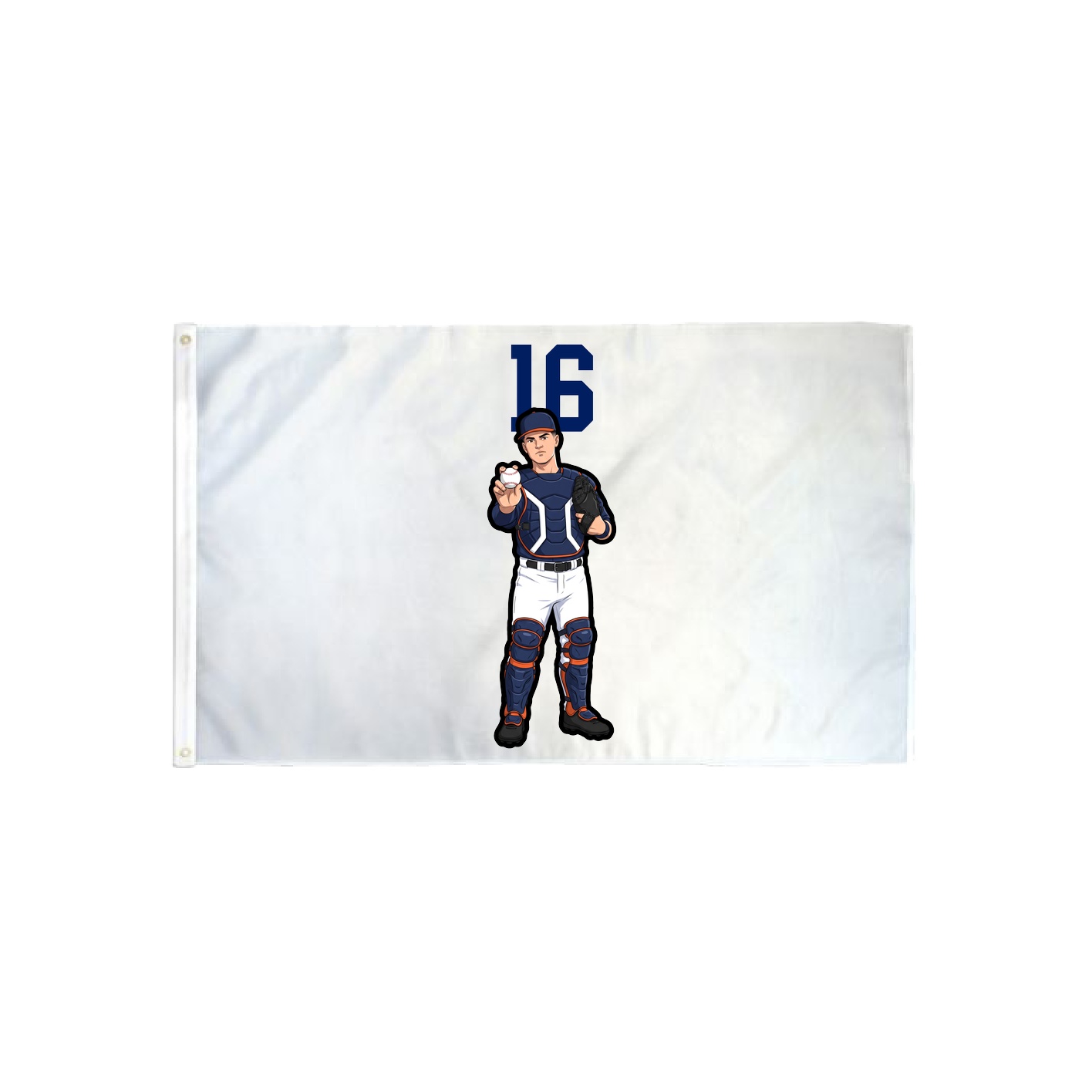 3x5 Flag — Number Top in Classic