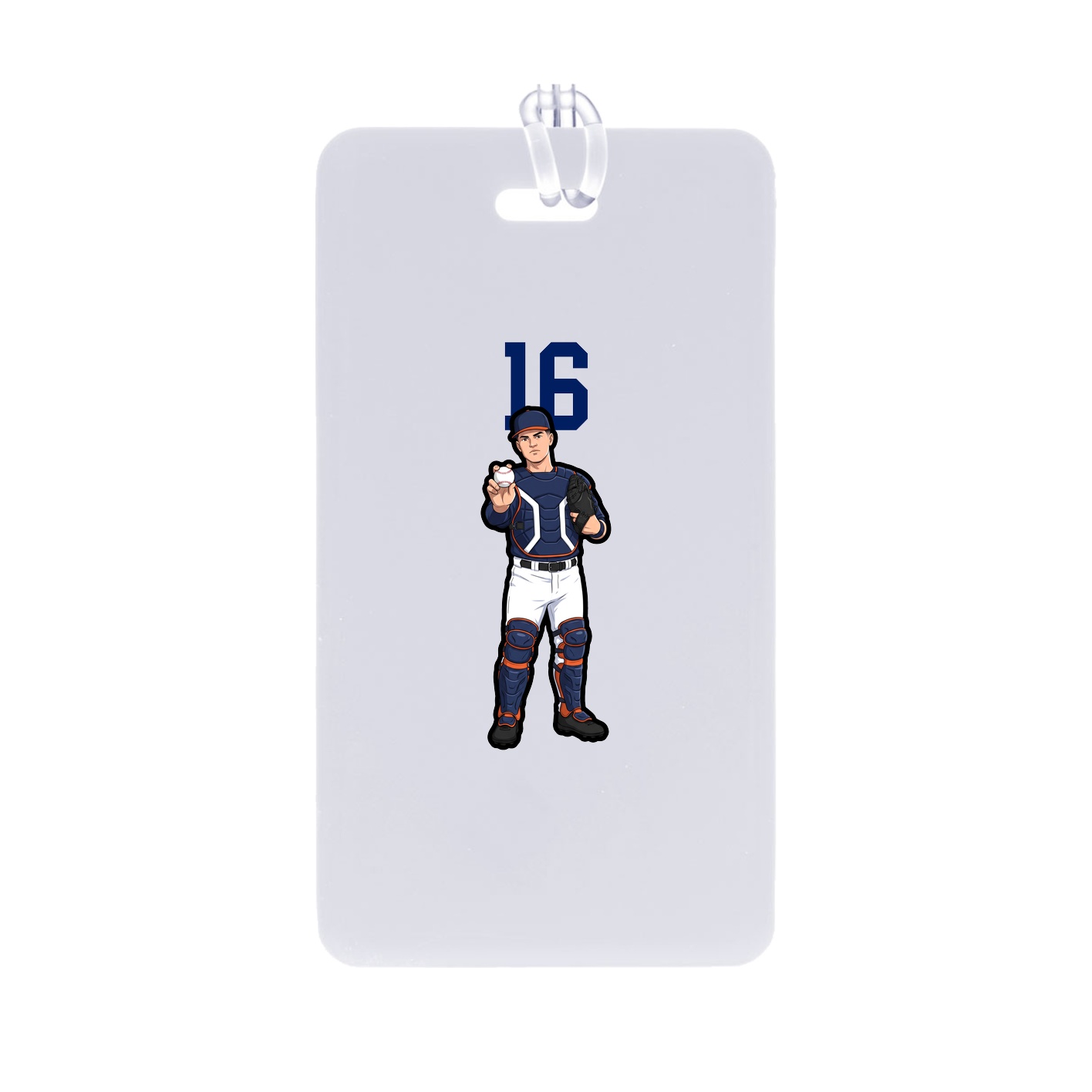 Bag Tag — Number Top in Classic