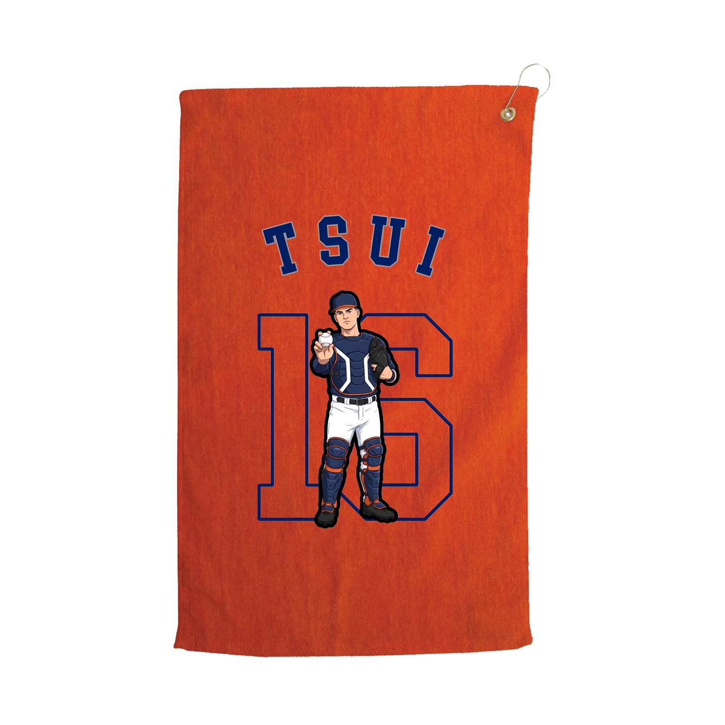 Golf Towel — Shirsey Arch in Orange