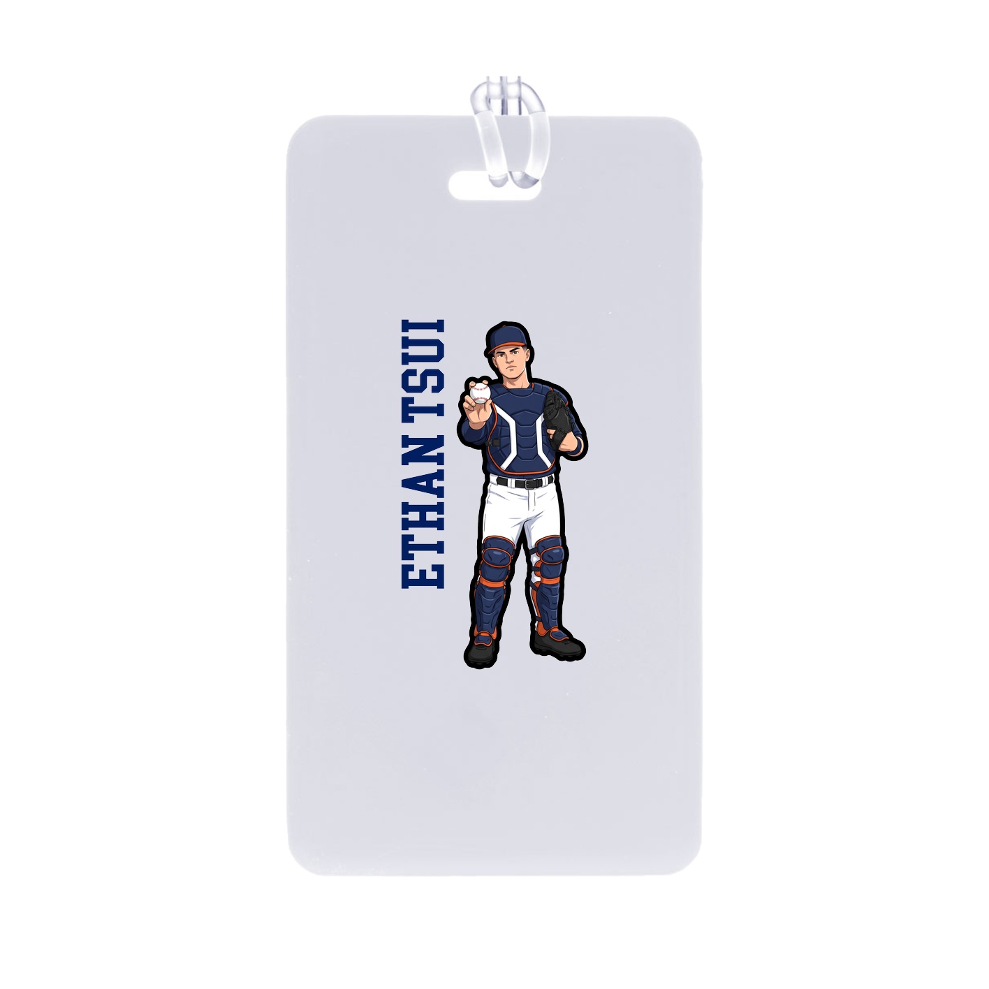 Bag Tag — Name Vertical in Classic