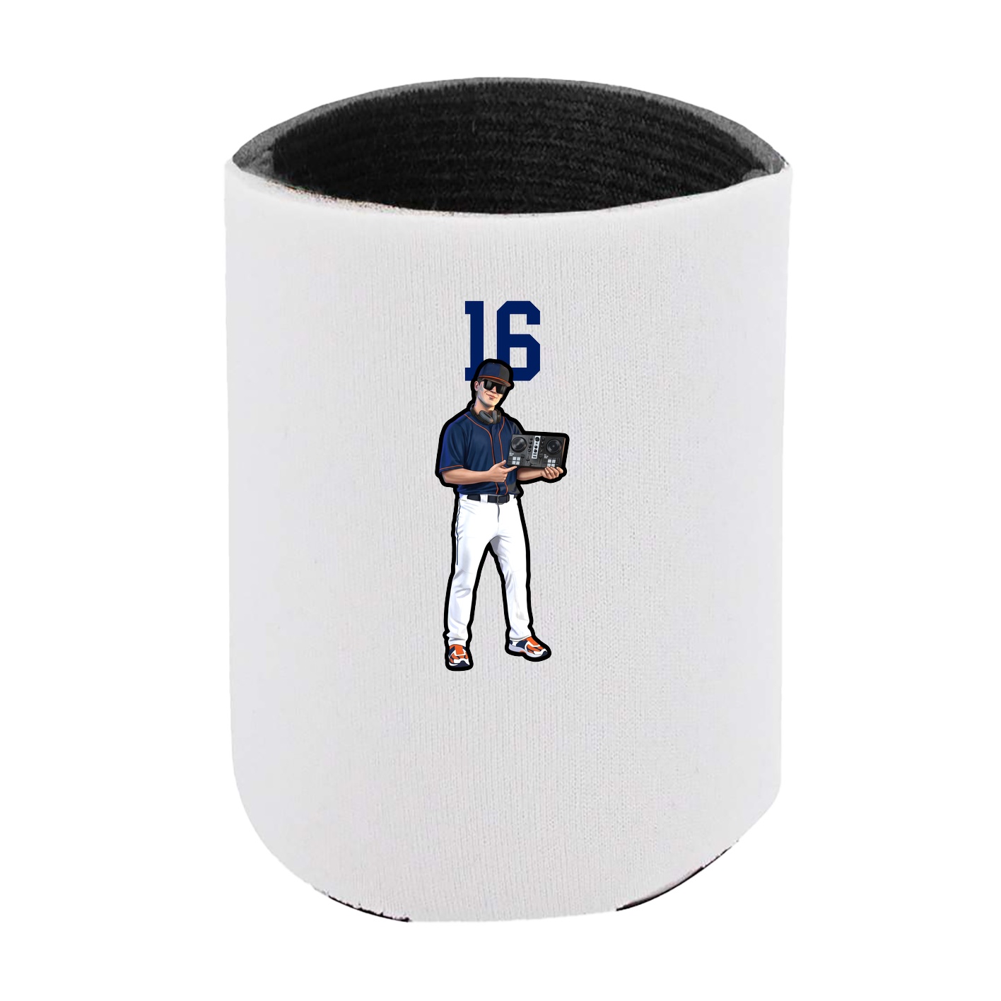 Can Holder — Number Top in White