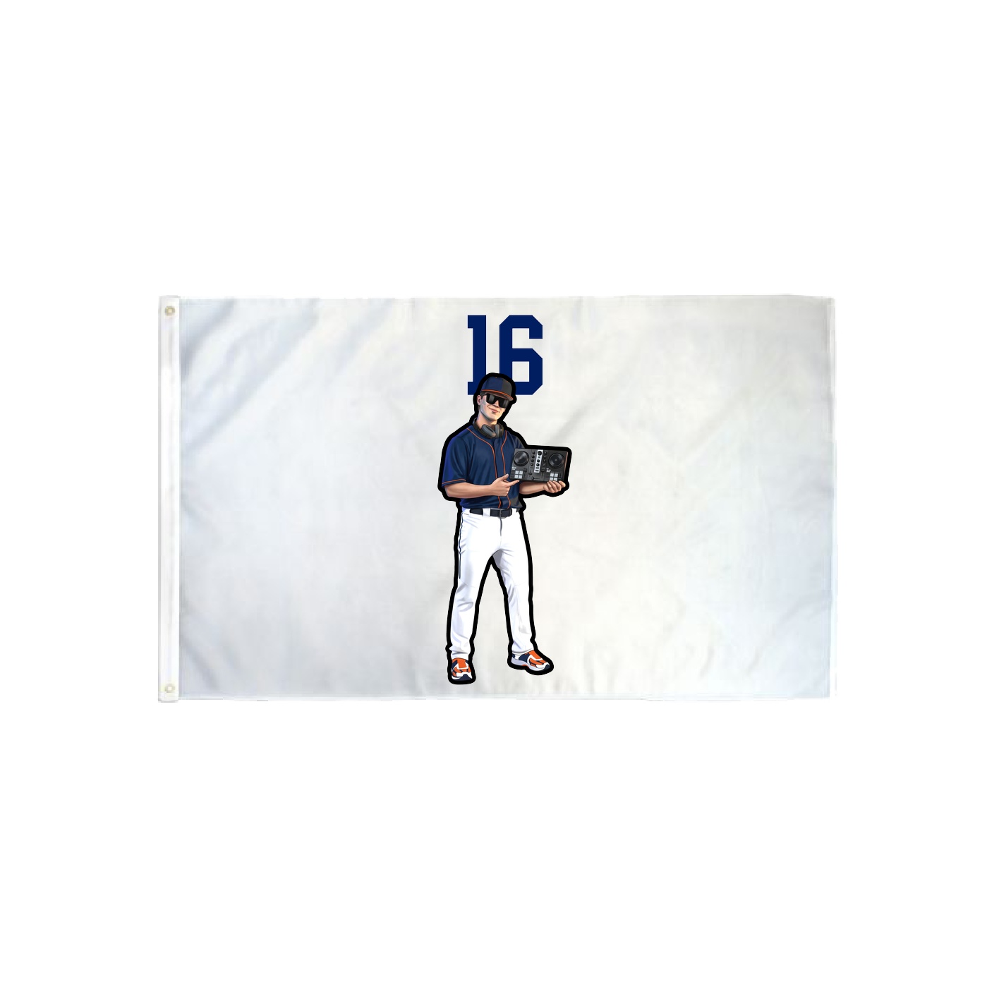 3x5 Flag — Number Top in Classic