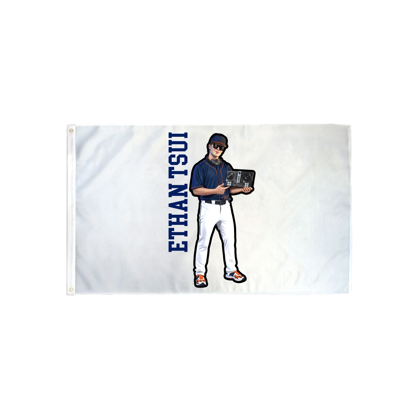3x5 Flag — Name Vertical in Classic