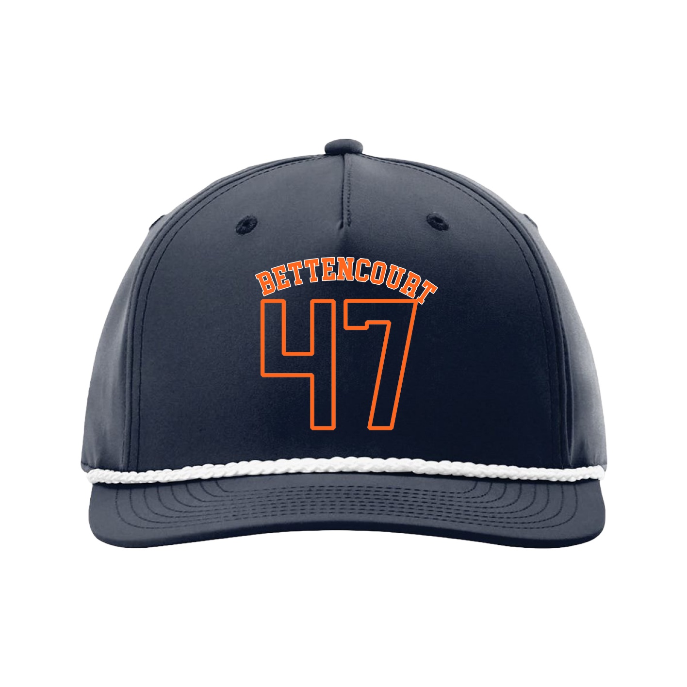 Five-Panel Classic Rope Cap — Shirsey Arch in Navy