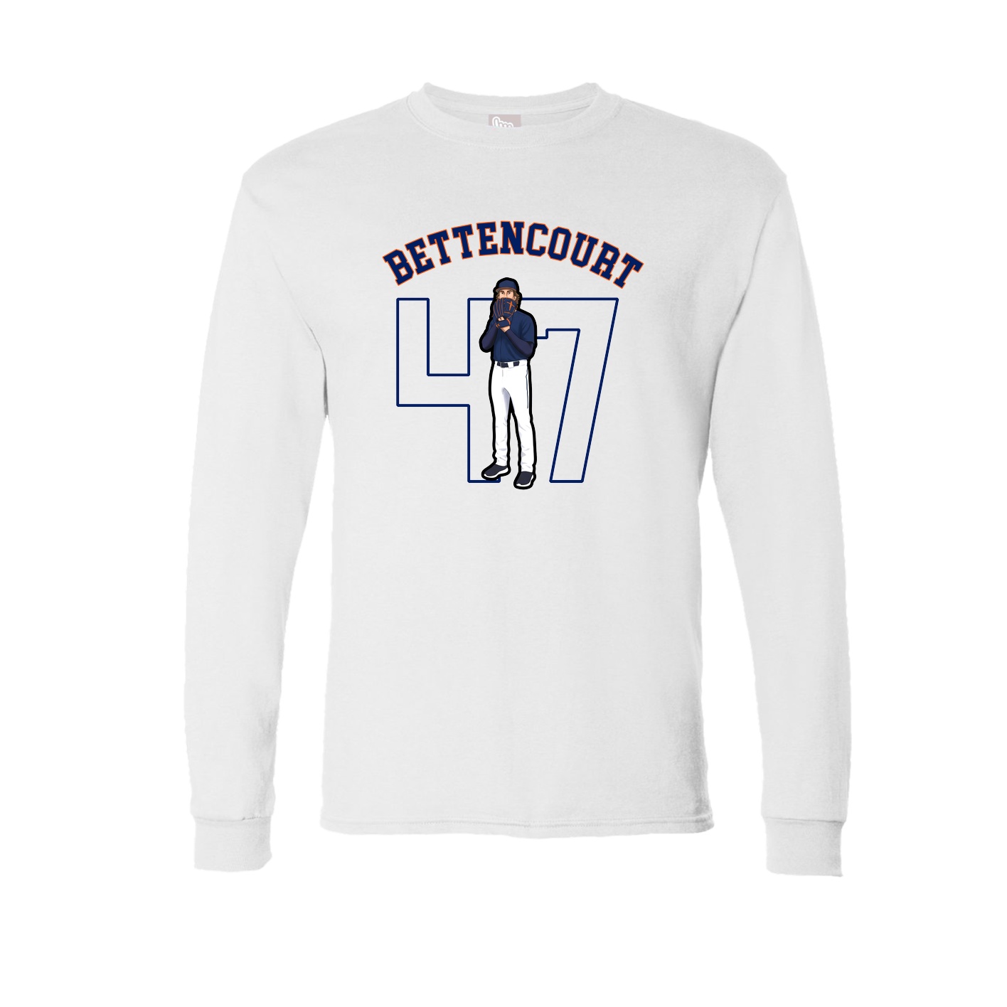 Long Sleeve Tee — Shirsey Arch in White