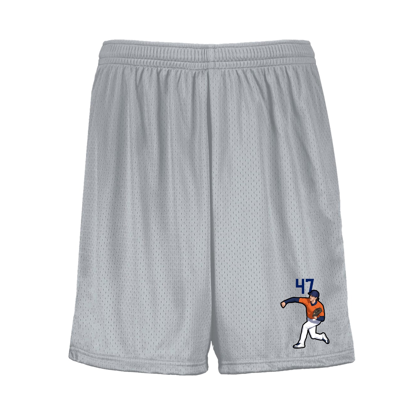 Shorts — Number Top in Silver