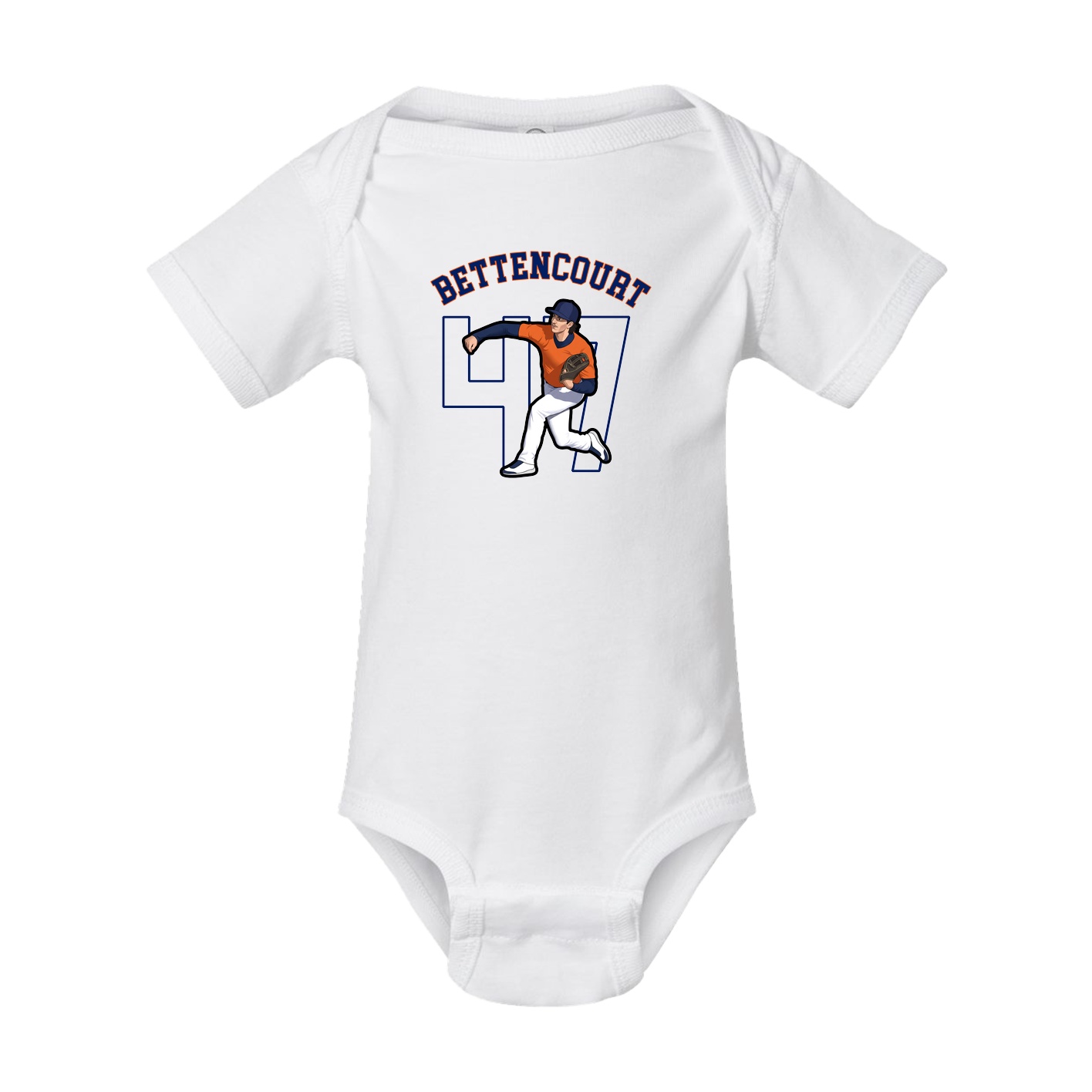 Baby Onesie — Shirsey Arch in White