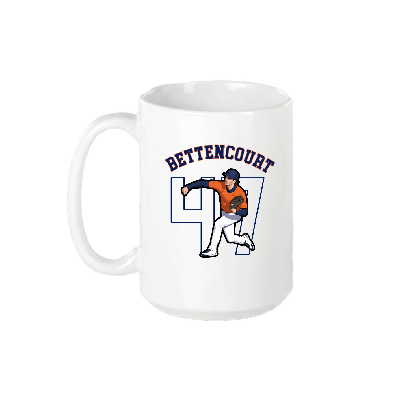 15oz Coffee Mug — Shirsey Arch in White