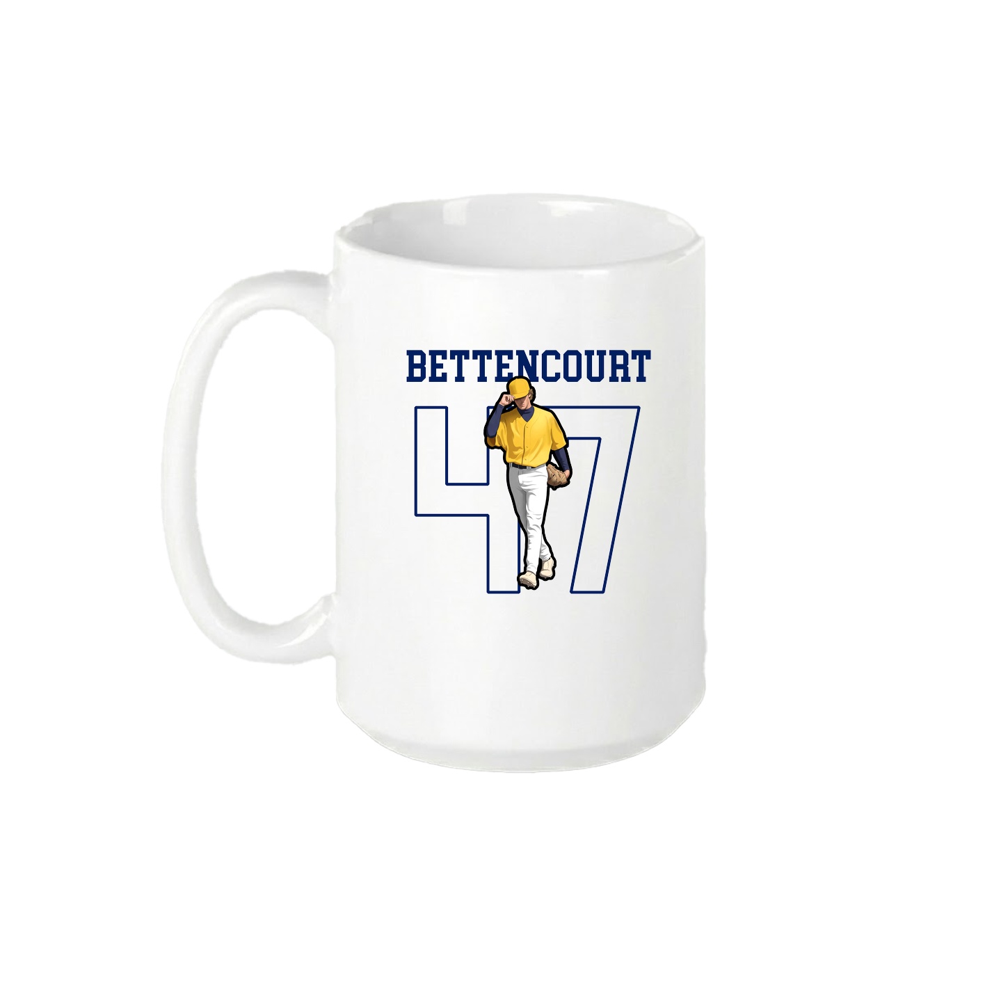 15oz Coffee Mug — Shirsey in White