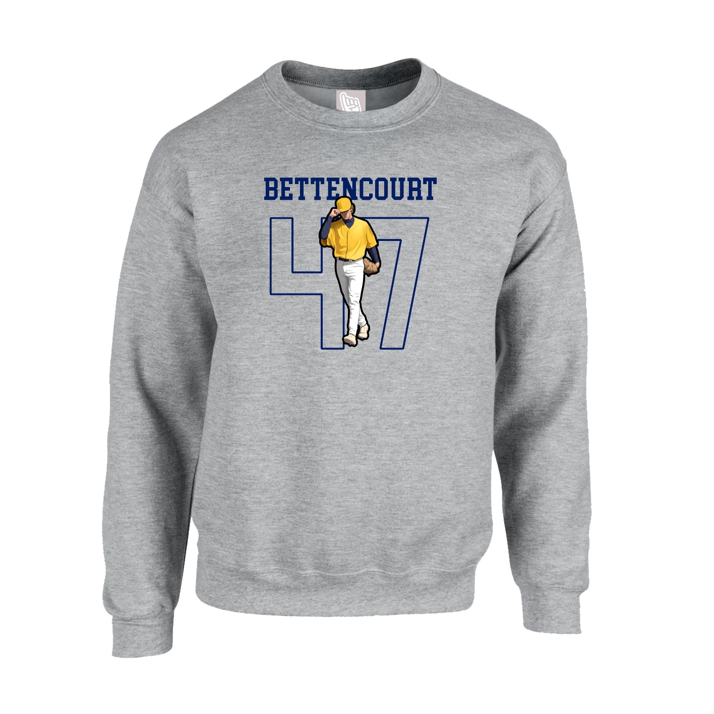 Fleece Crew — Shirsey in Grey