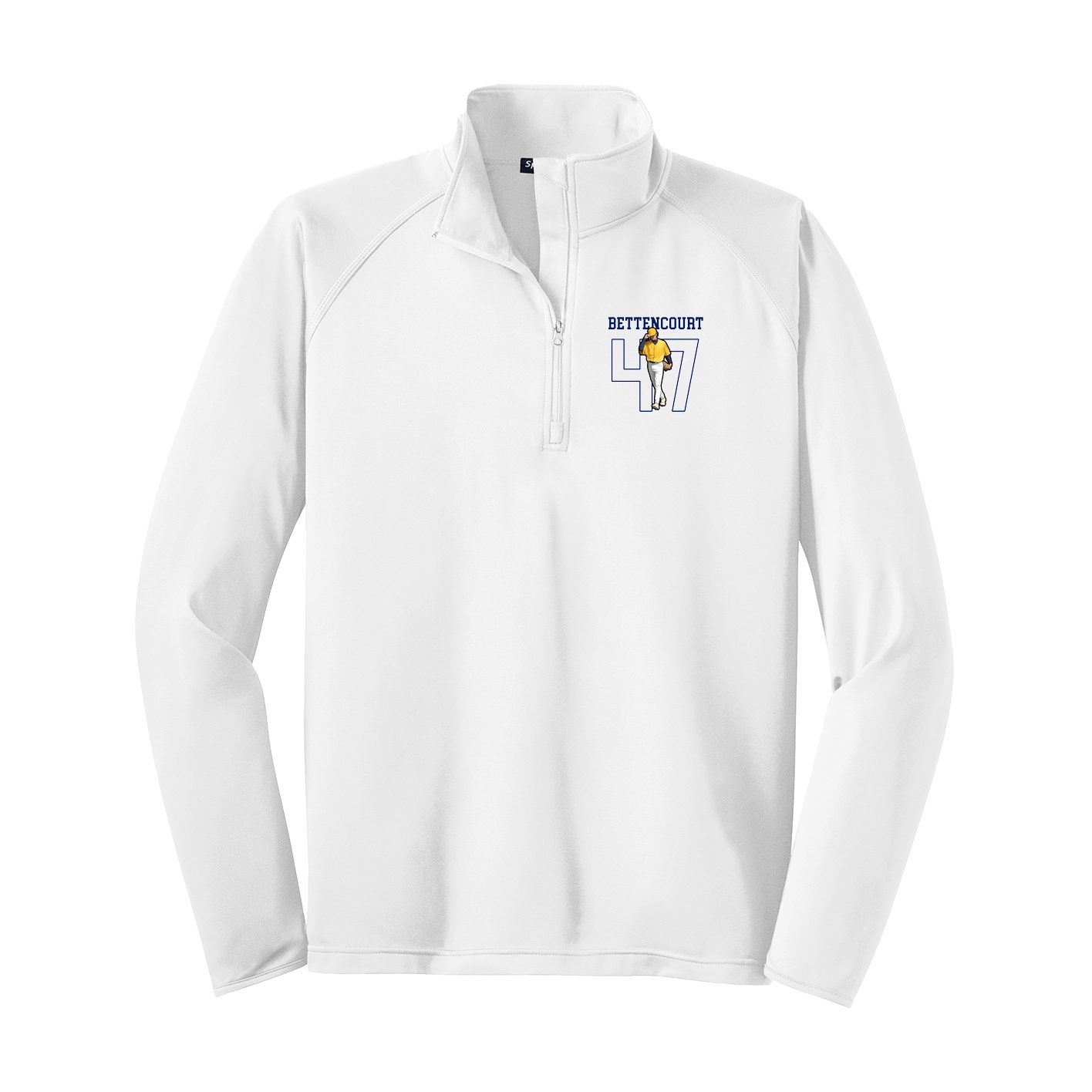 Q-Zip Pullover — Shirsey in White