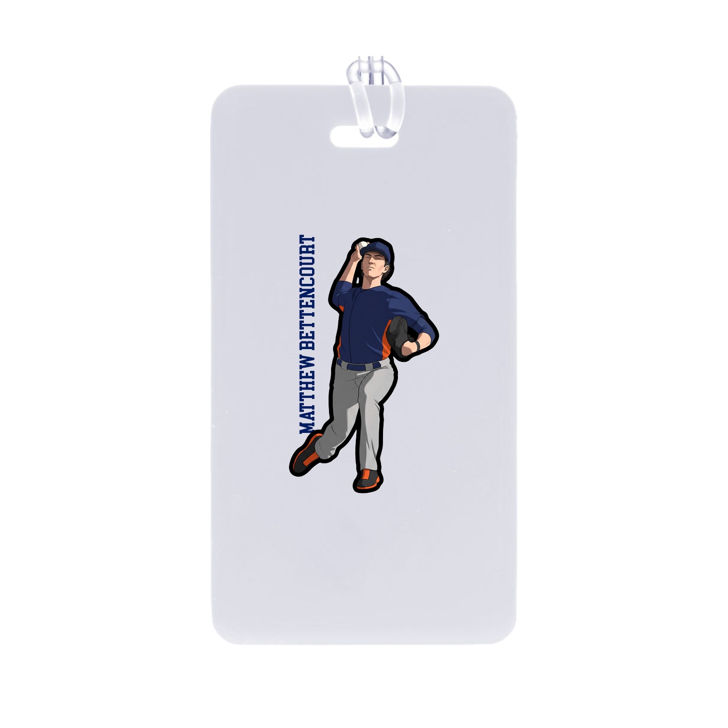 Bag Tag — Name Vertical in Classic