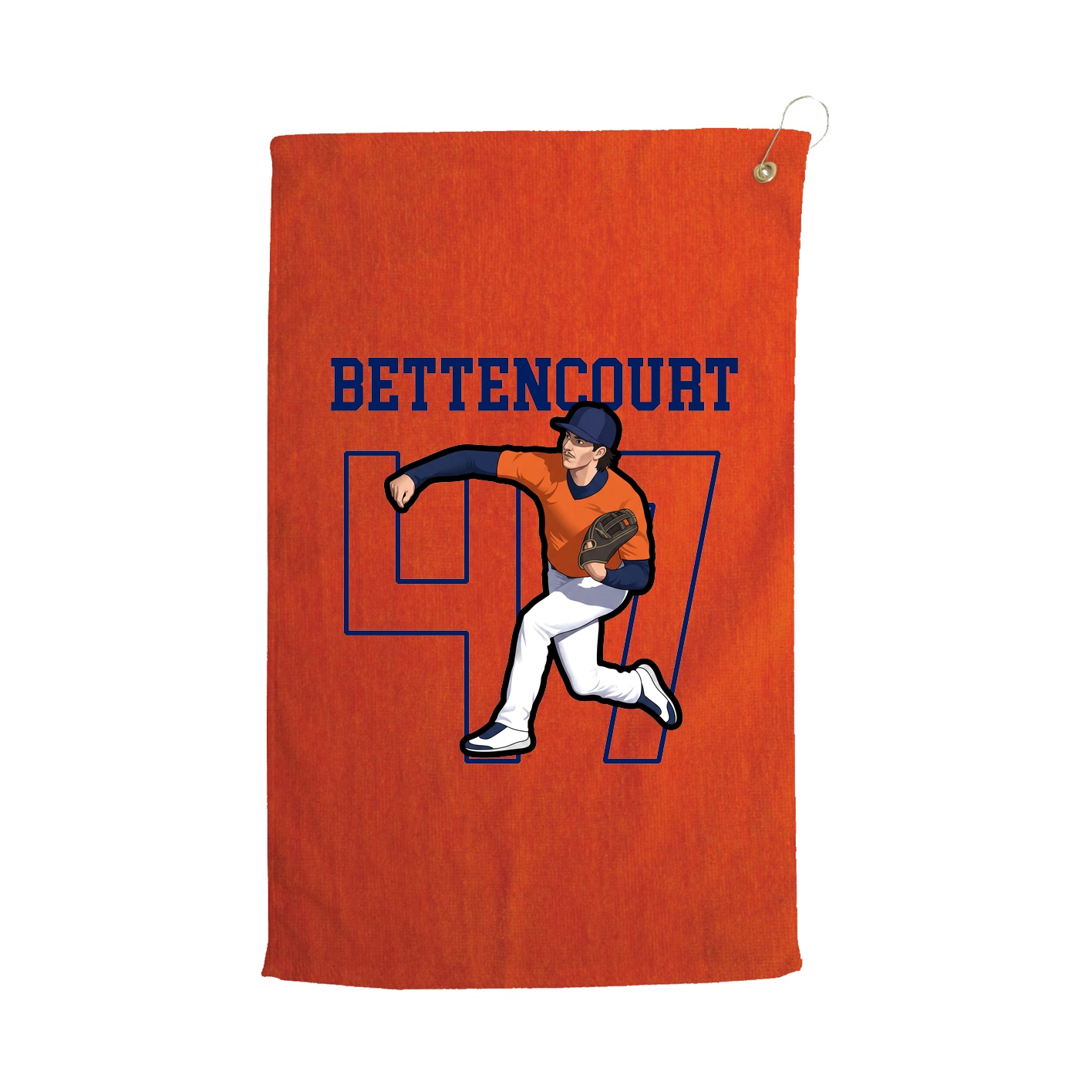 Golf Towel — Shirsey in Orange