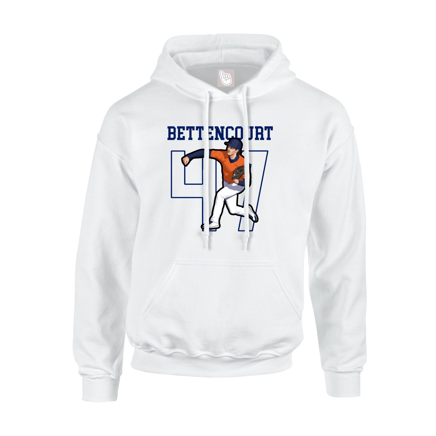 Hoodie — Shirsey in White