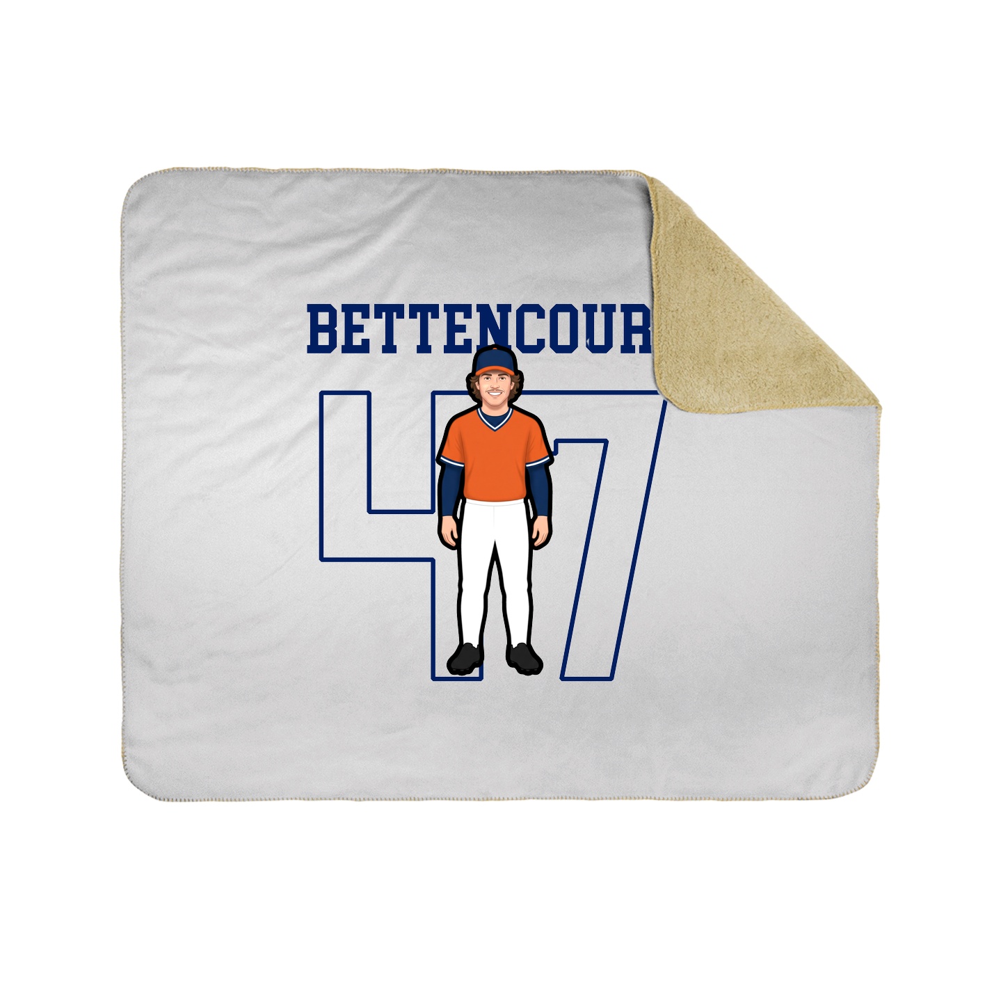 Throw Blanket — Shirsey in White
