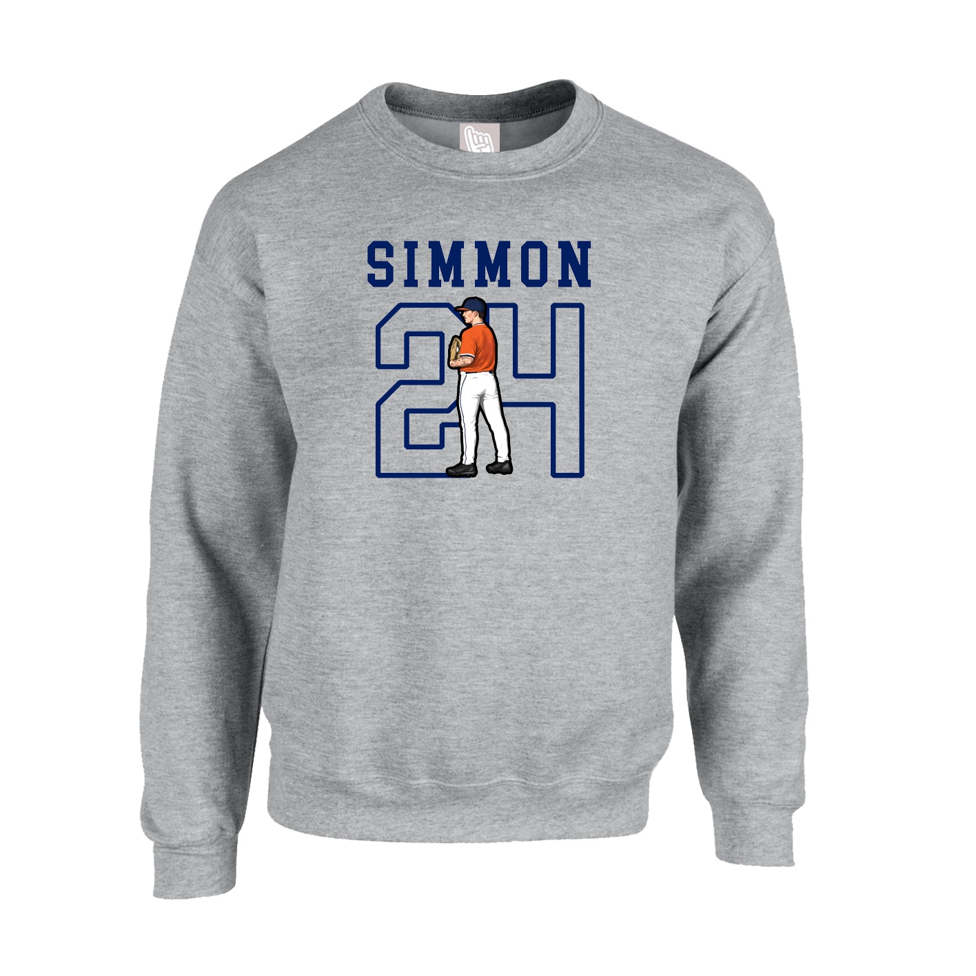 Fleece Crew — Shirsey in Grey