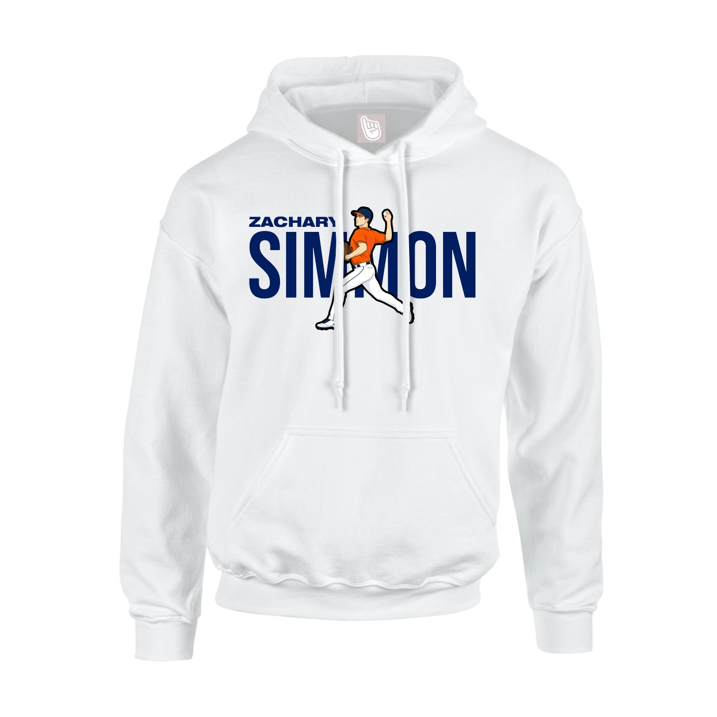 Hoodie — Player Name in White