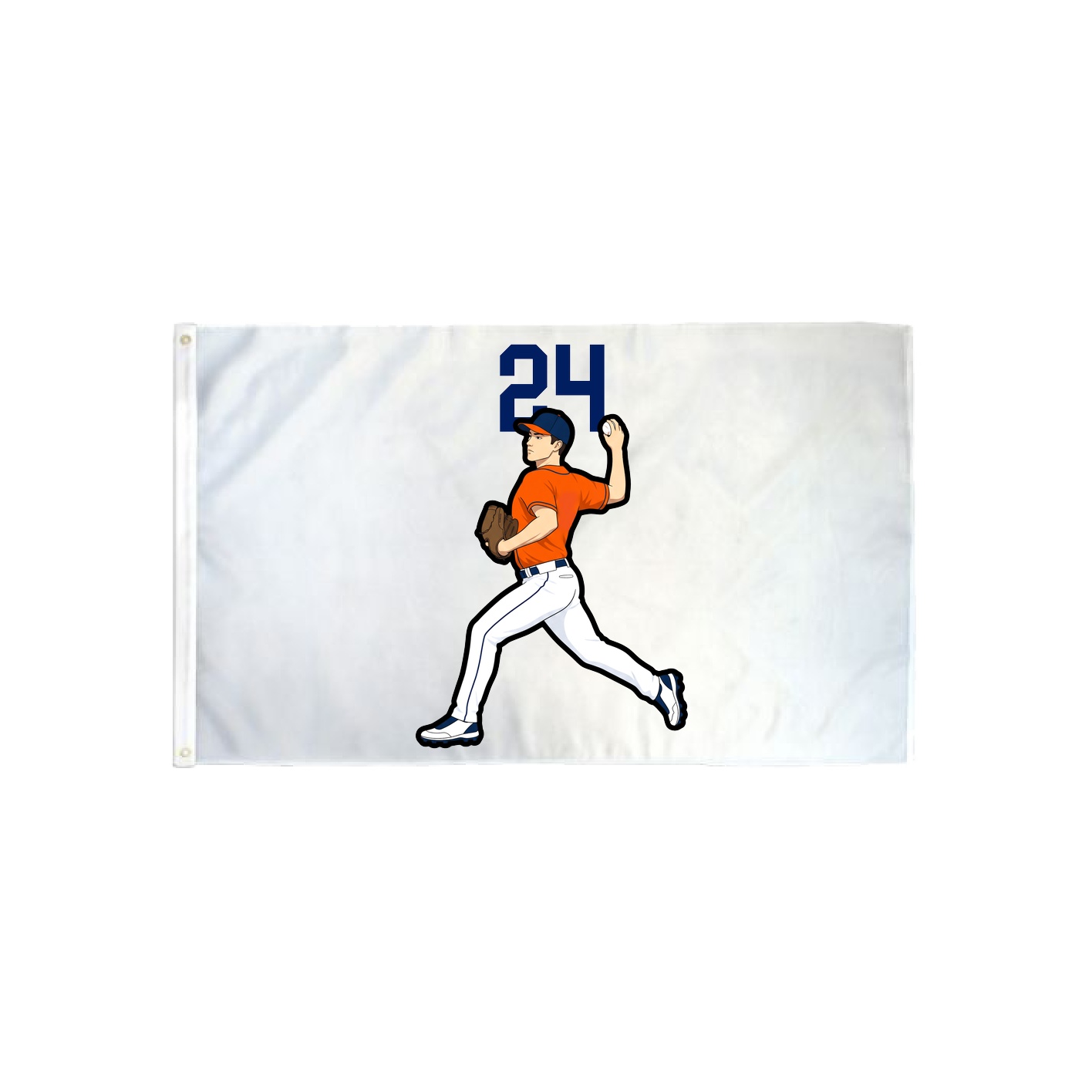 3x5 Flag — Number Top in Classic