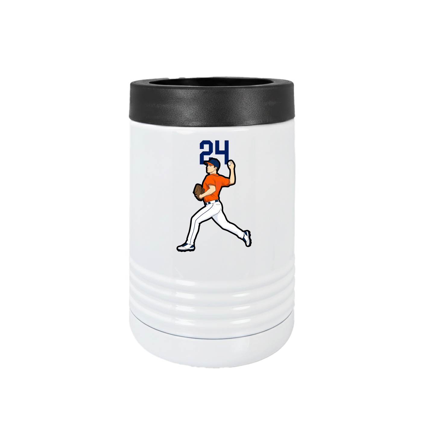Beverage Holder — Number Top in White