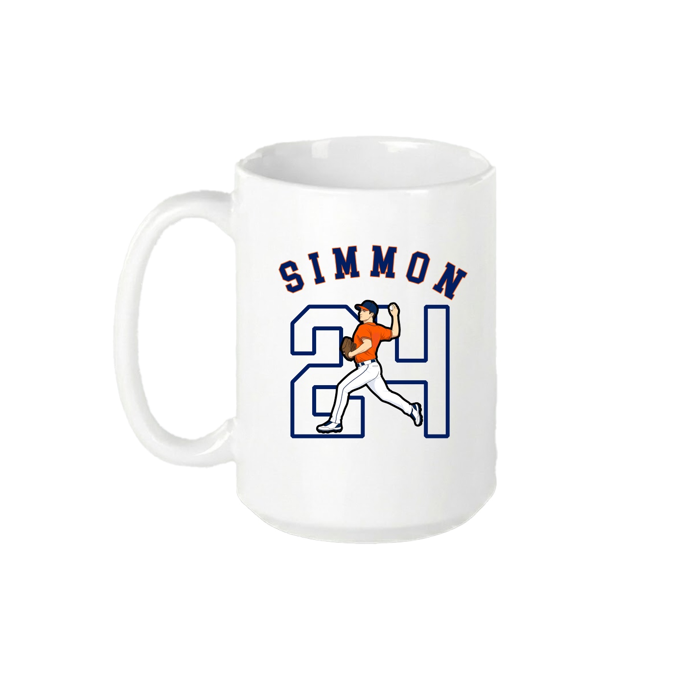 15oz Coffee Mug — Shirsey Arch in White