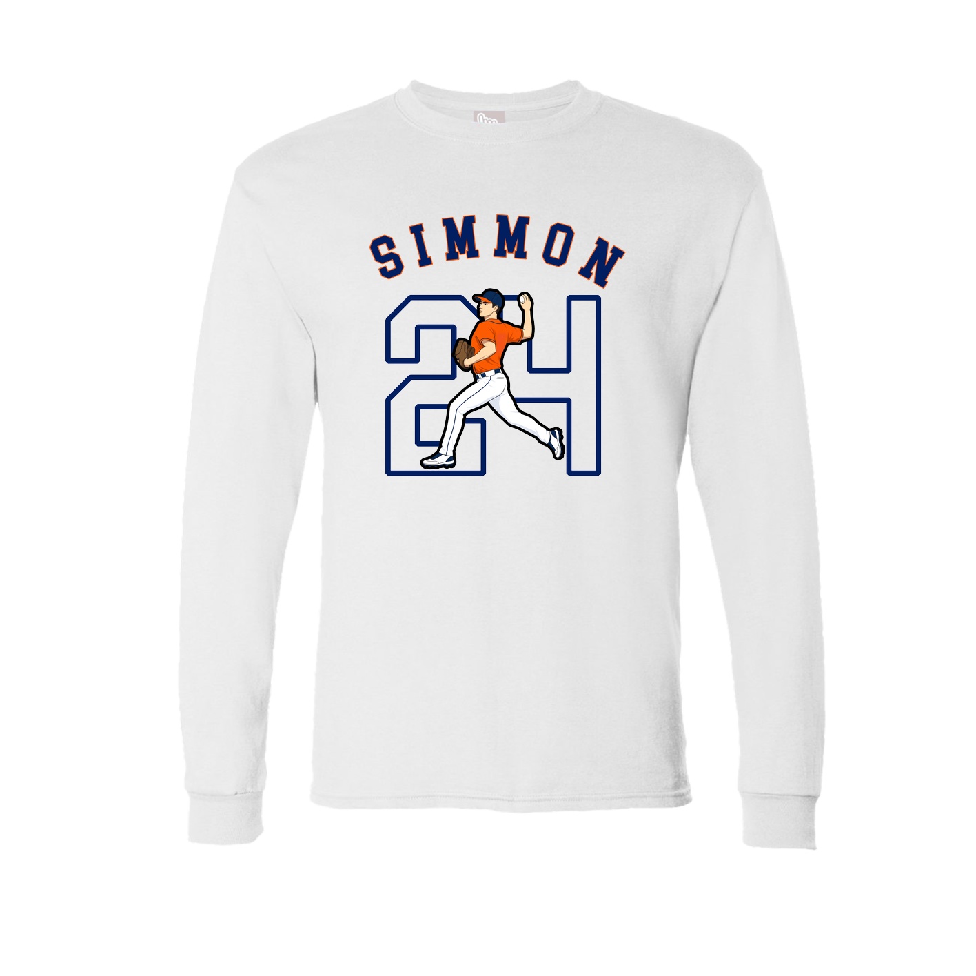 Long Sleeve Tee — Shirsey Arch in White
