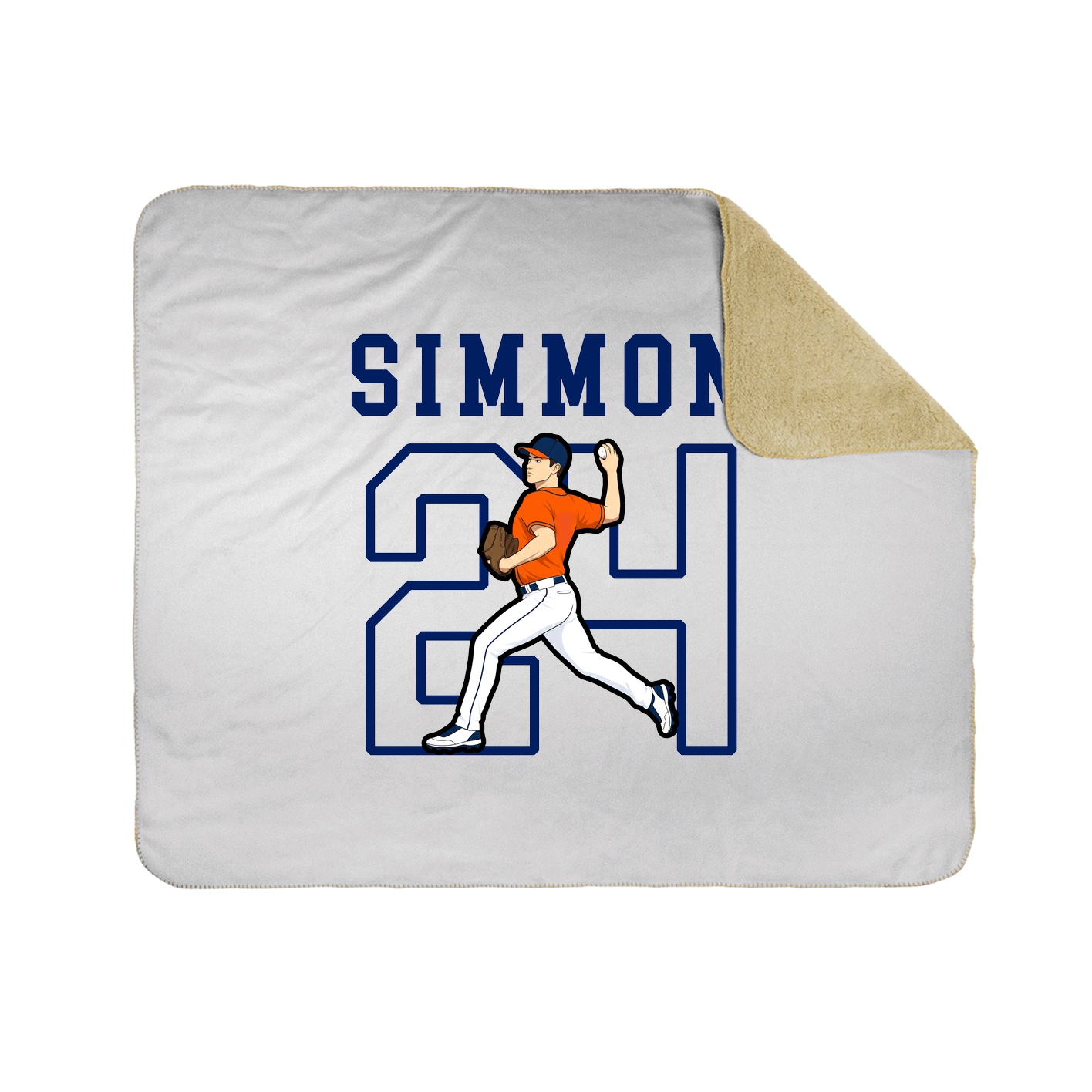 Throw Blanket — Shirsey in White