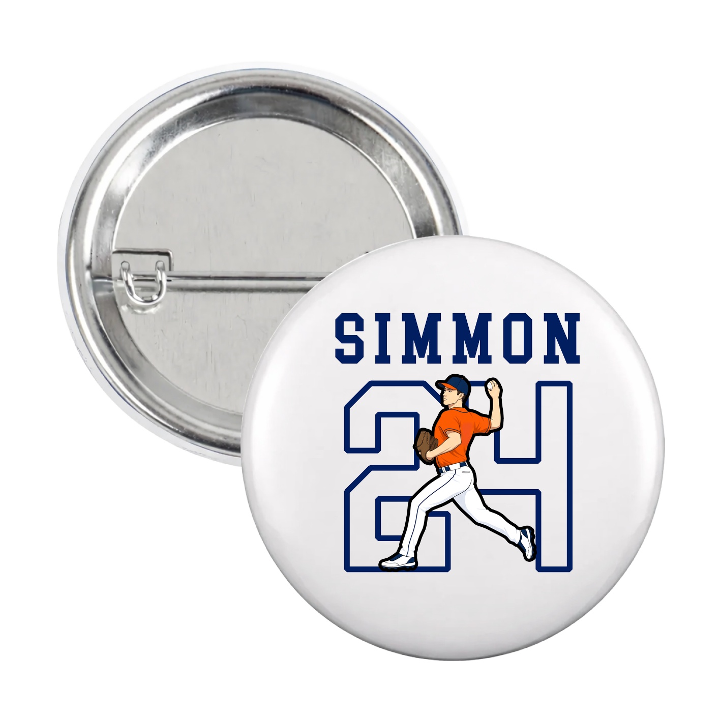 Game Day Button — Shirsey in White