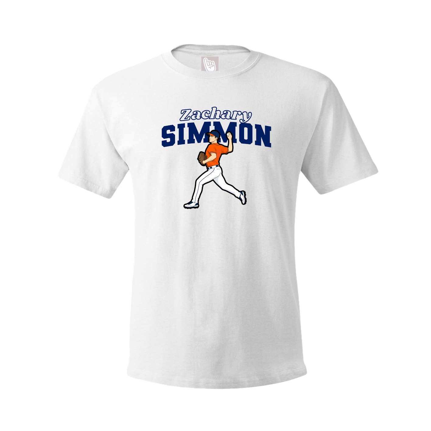 Tee — Name Arch in White