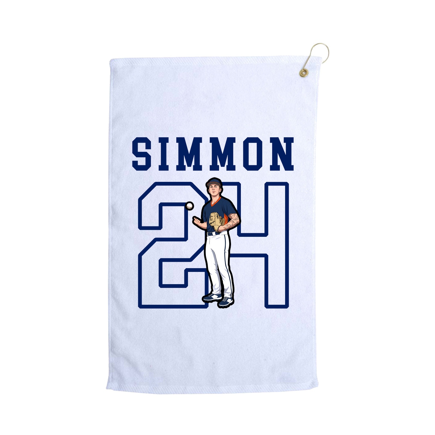 Golf Towel — Shirsey in White