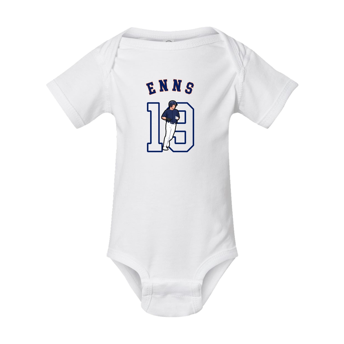 Baby Onesie — Shirsey Arch in White