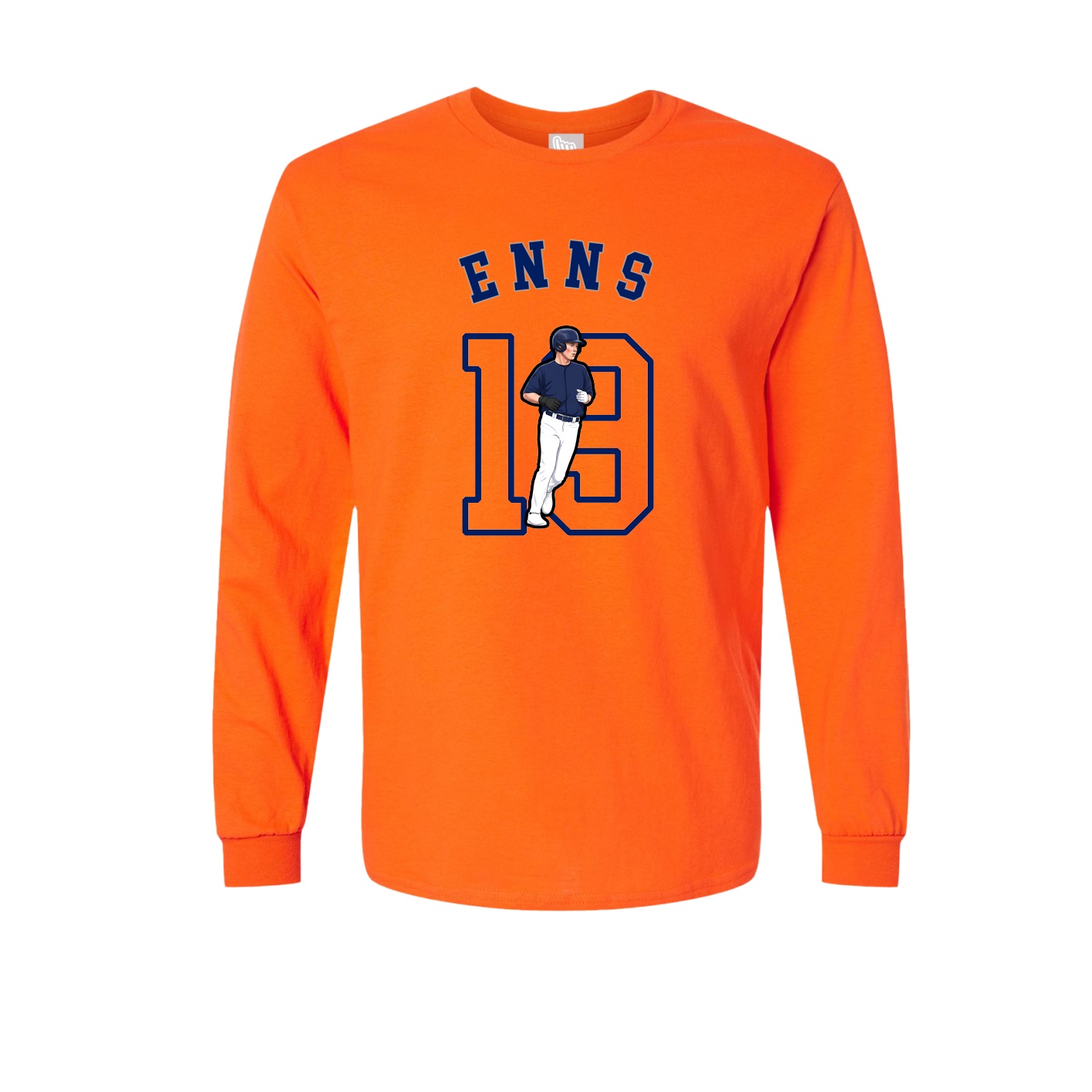 Long Sleeve Tee — Shirsey Arch in Orange