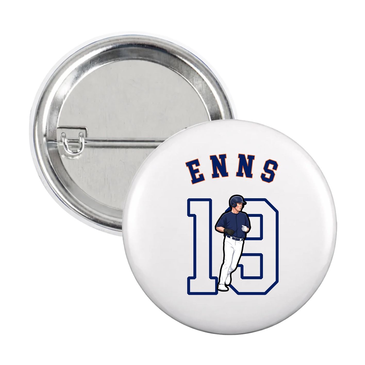 Game Day Button — Shirsey Arch in White