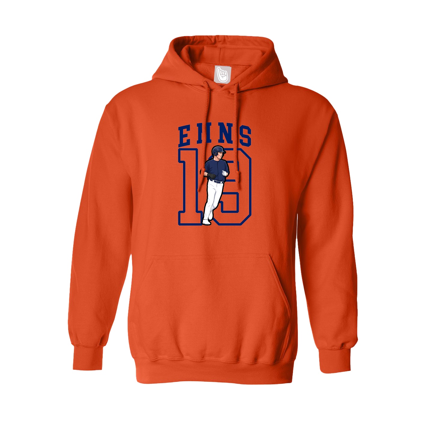 Hoodie — Shirsey in Orange