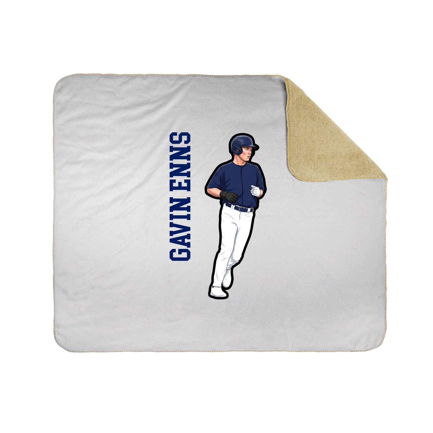 50x60 Sherpa Lined Throw Blanket