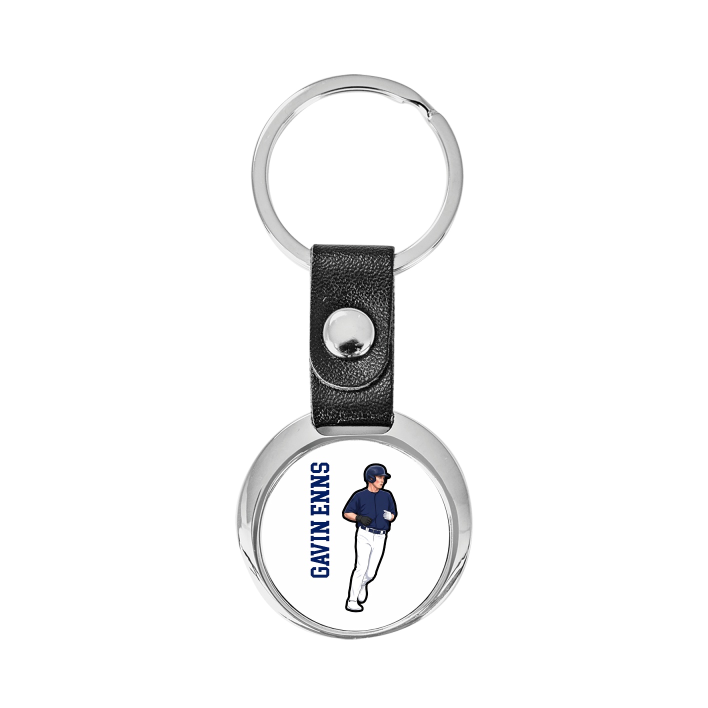 Key Chain — Name Vertical in Classic