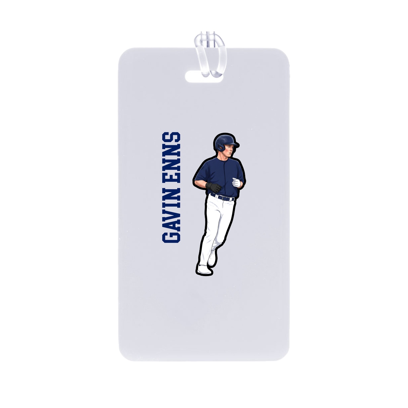 Bag Tag — Name Vertical in Classic