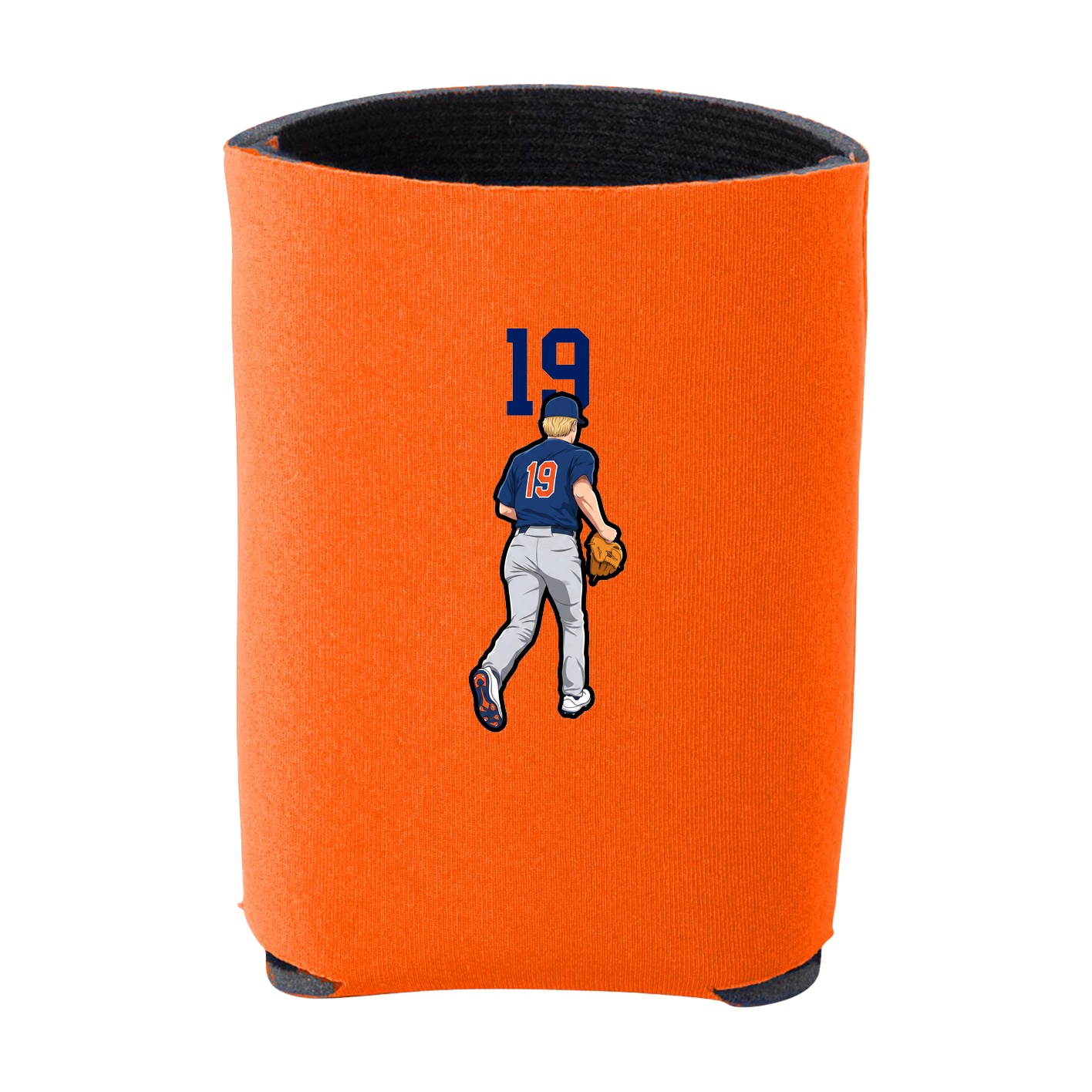 Can Holder — Number Top in Orange