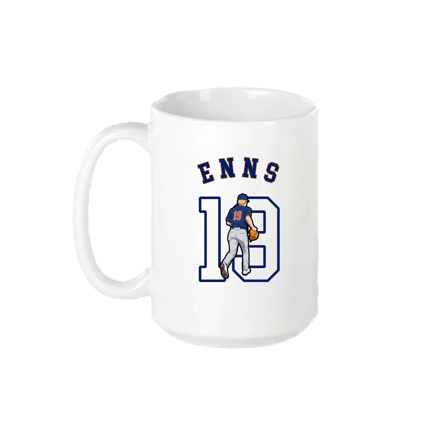 15oz Coffee Mug — Shirsey Arch in White