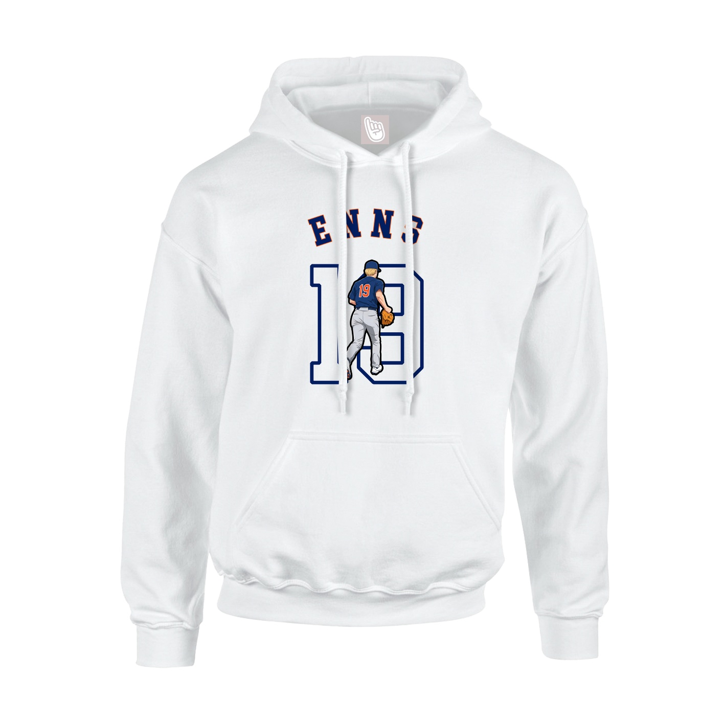 Youth Hoodie — Shirsey Arch in White
