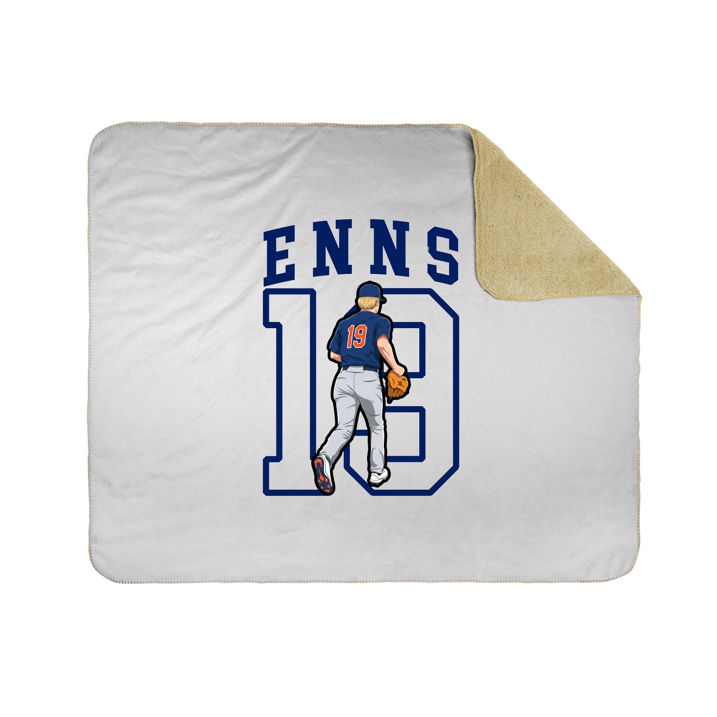 Throw Blanket — Shirsey in White