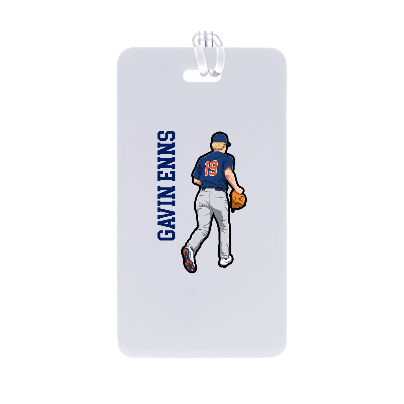 Bag Tag — Name Vertical in Classic