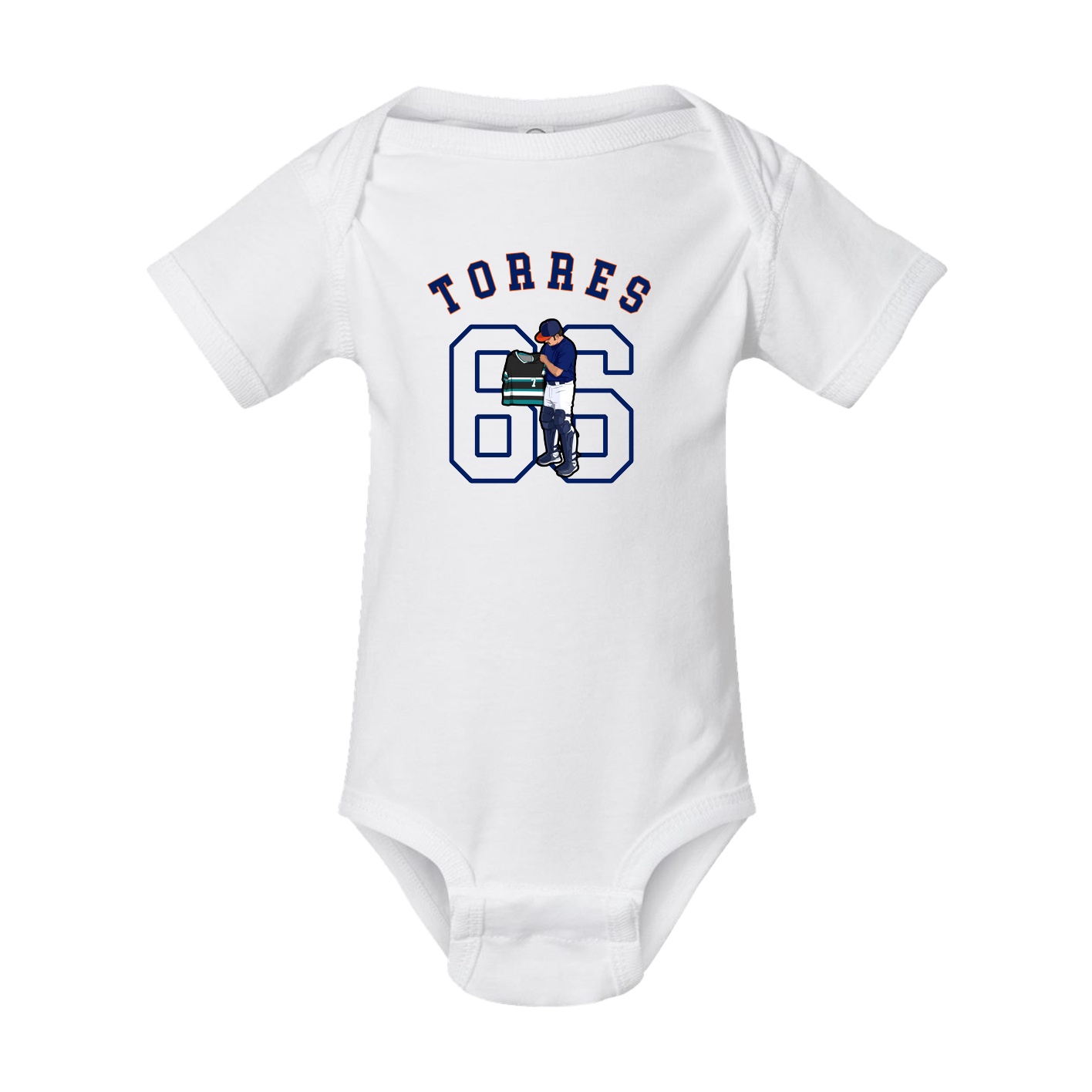 Baby Onesie — Shirsey Arch in White